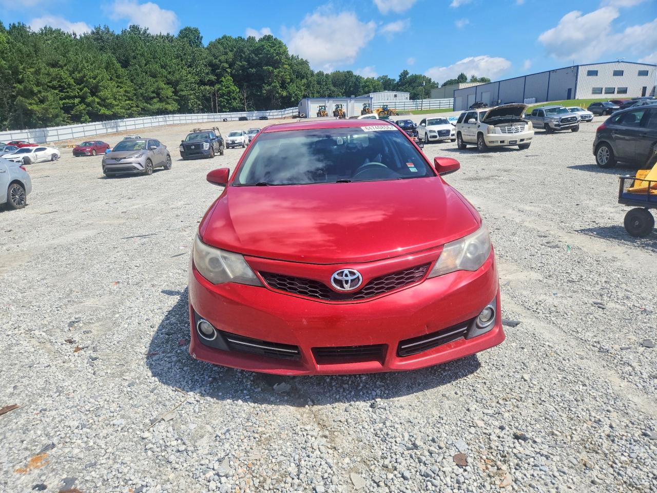 2012 Toyota Camry Se Red vin: 4T1BF1FK6CU550706