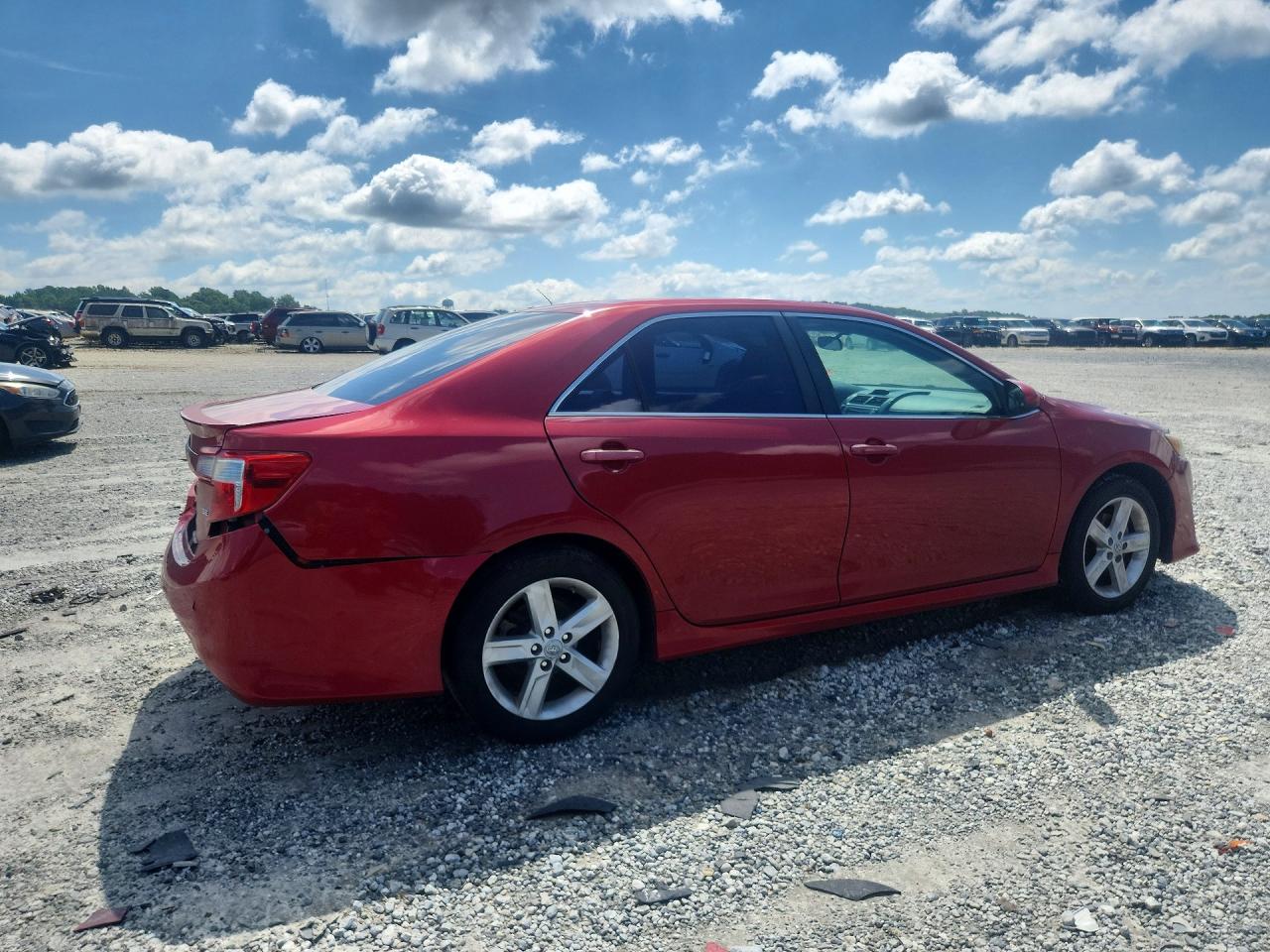 2012 Toyota Camry Se Red vin: 4T1BF1FK6CU550706