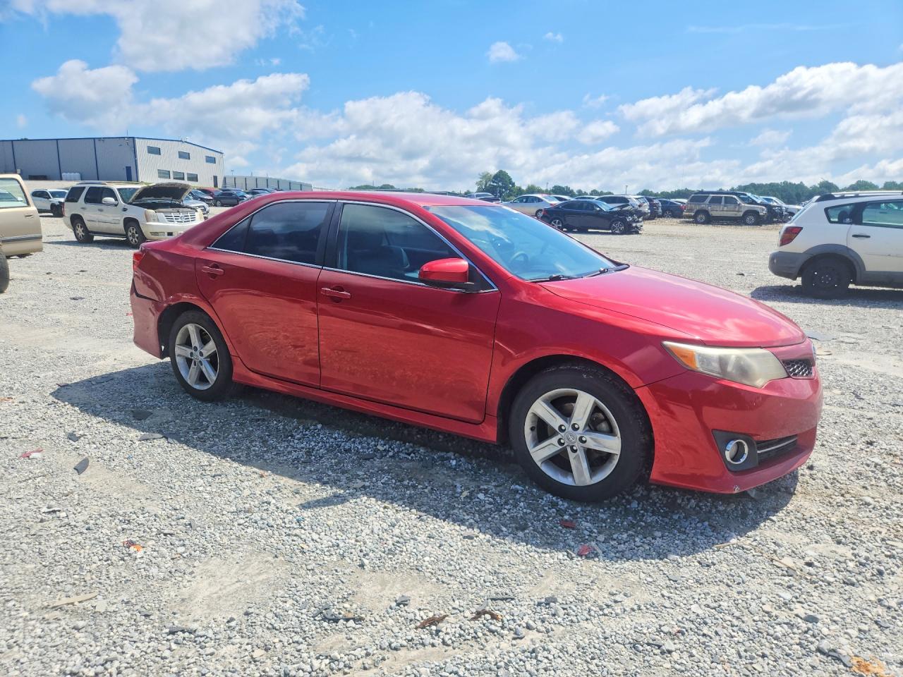 2012 Toyota Camry Se Red vin: 4T1BF1FK6CU550706