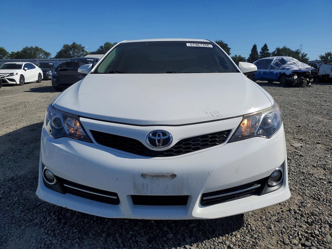 2012 Toyota Camry Se White vin: 4T1BF1FK6CU558613