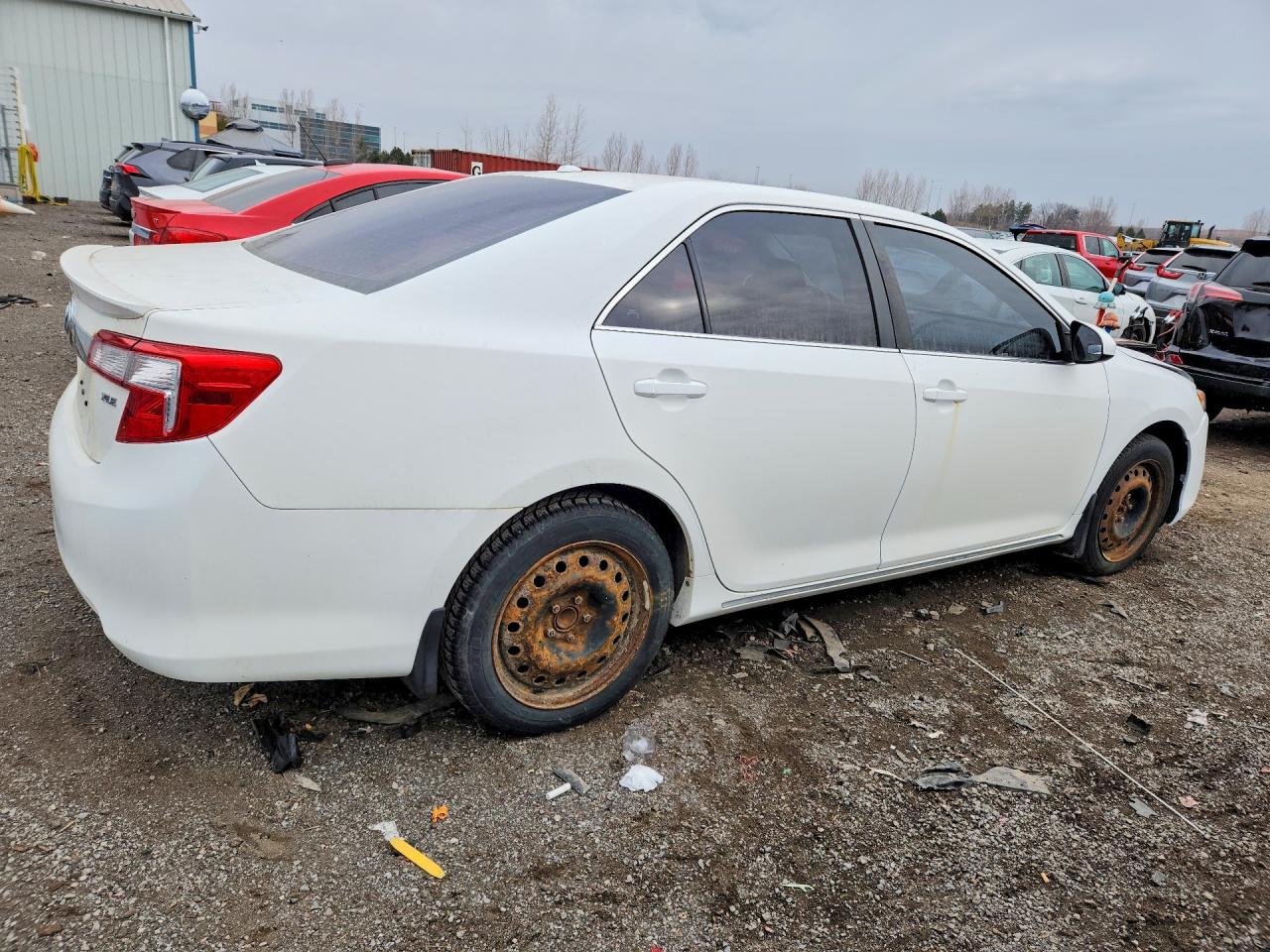 2012 Toyota Camry Xle White vin: 4T1BF1FK6CU567733
