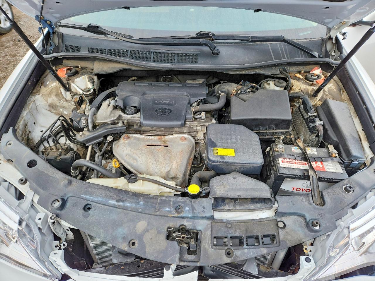 2012 Toyota Camry Xle White vin: 4T1BF1FK6CU567733