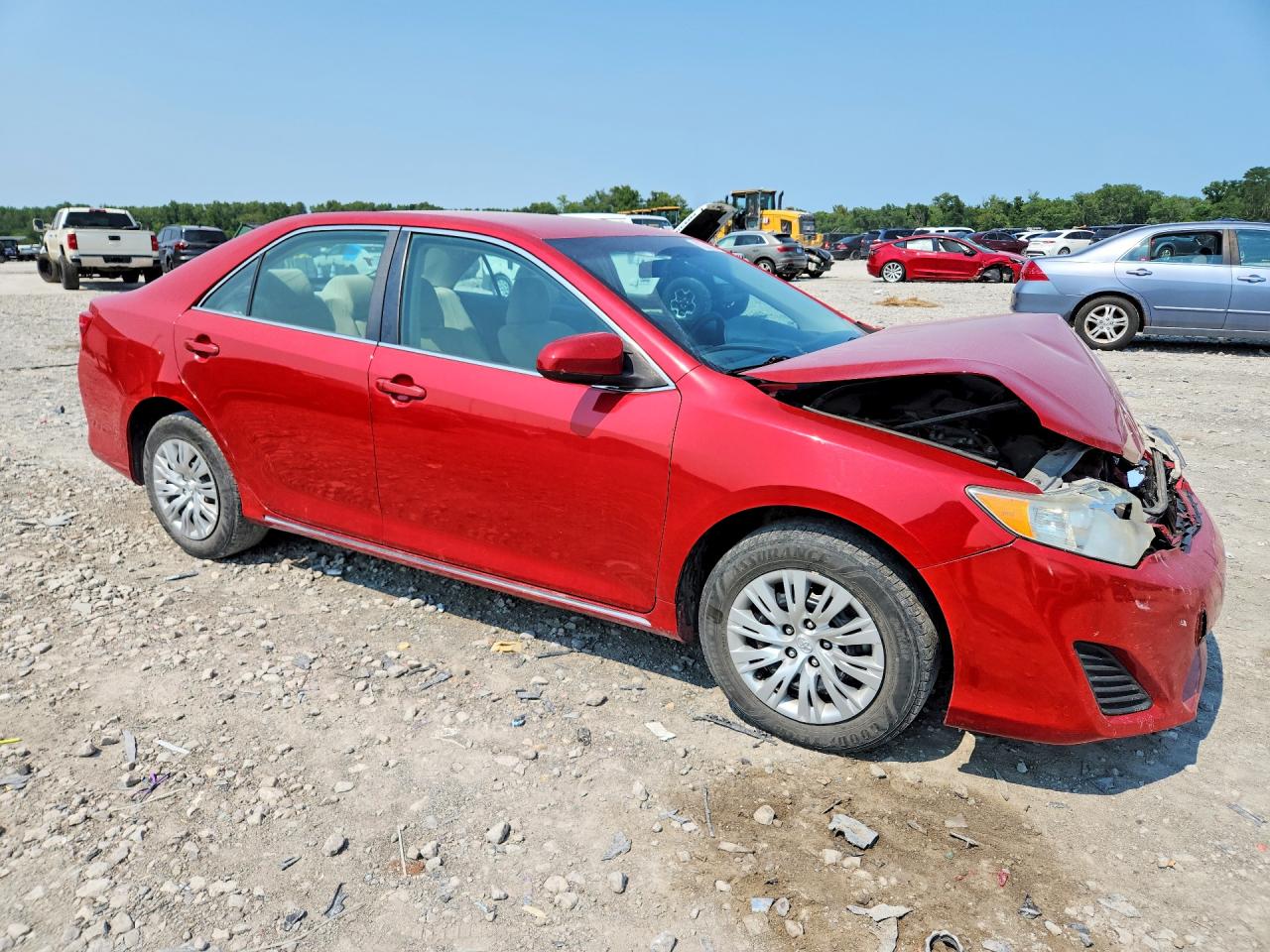 2012 Toyota Camry Le Red vin: 4T1BF1FK6CU571362