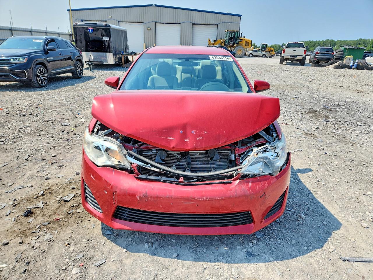 2012 Toyota Camry Le Red vin: 4T1BF1FK6CU571362