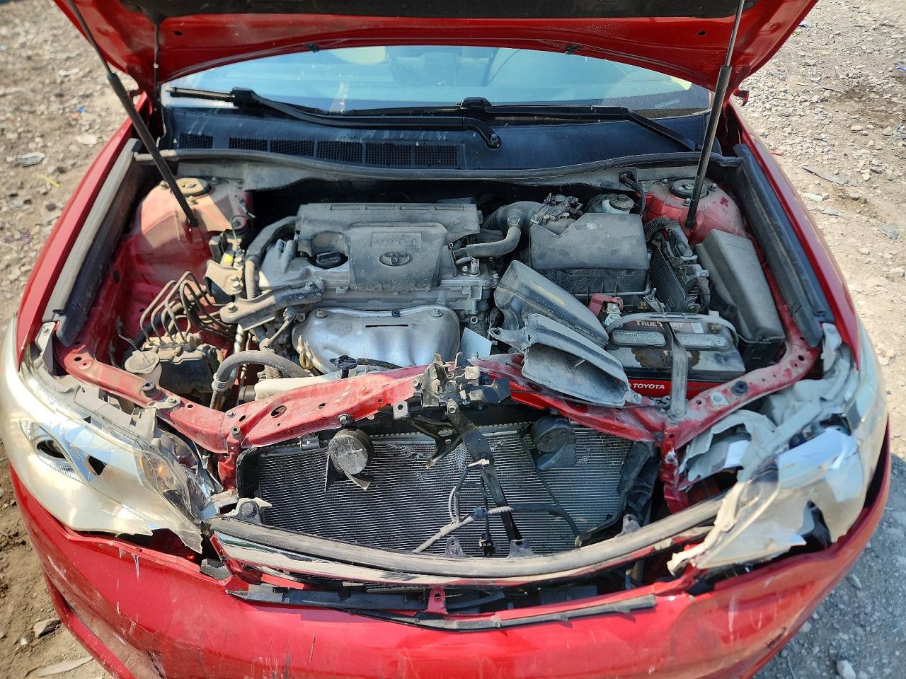 2012 Toyota Camry Le Red vin: 4T1BF1FK6CU571362