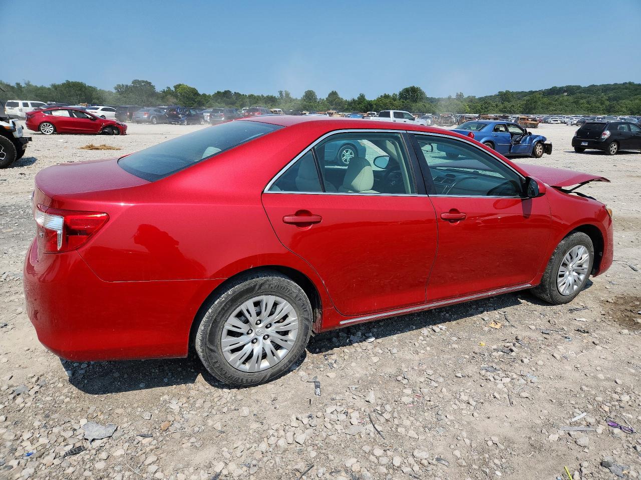 2012 Toyota Camry Le Red vin: 4T1BF1FK6CU571362
