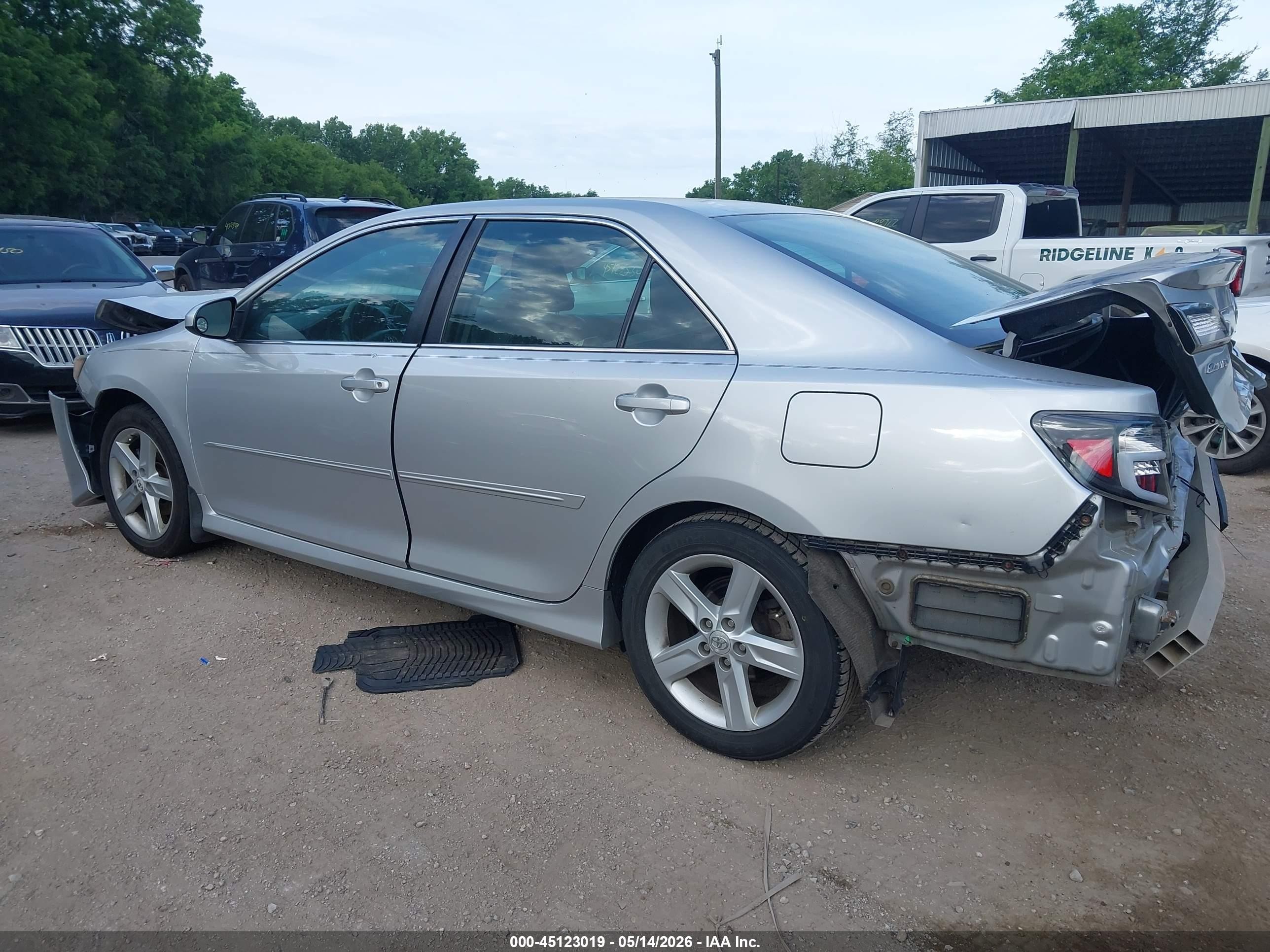 2012 Toyota Camry Se Серебряный vin: 4T1BF1FK6CU574679
