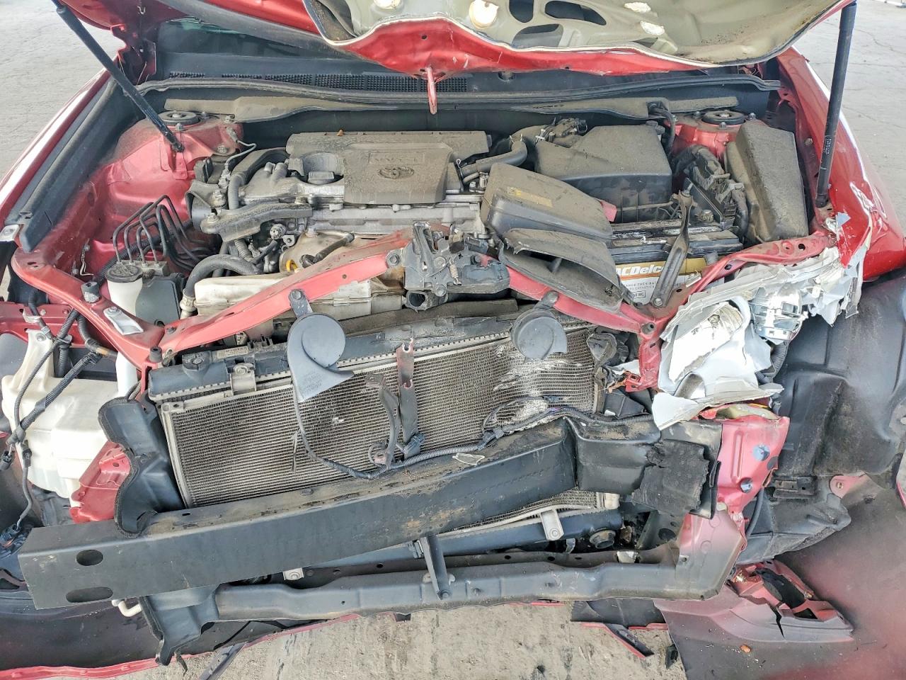 2012 Toyota Camry Se Red vin: 4T1BF1FK6CU577047