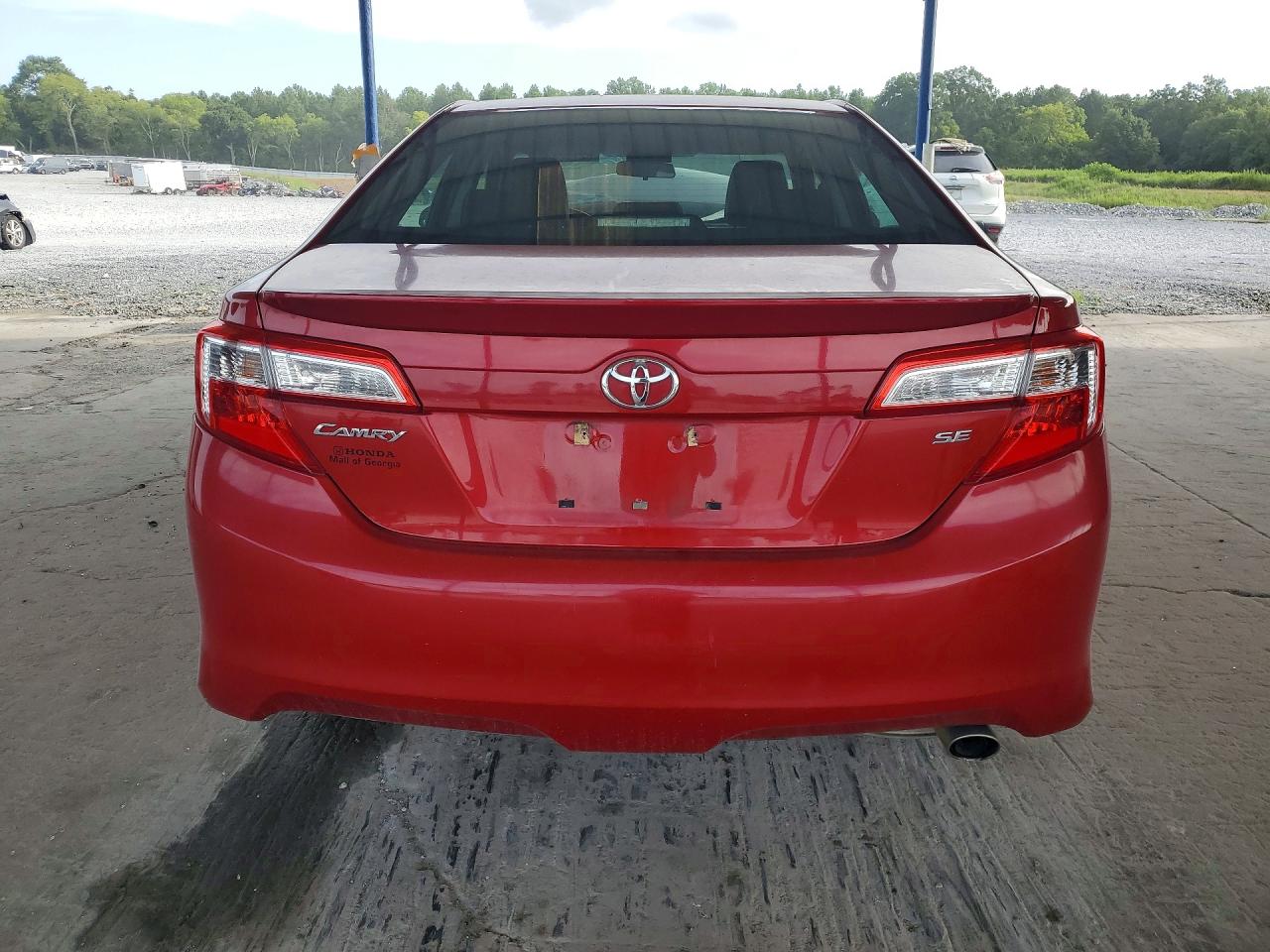 2012 Toyota Camry Se Red vin: 4T1BF1FK6CU577047