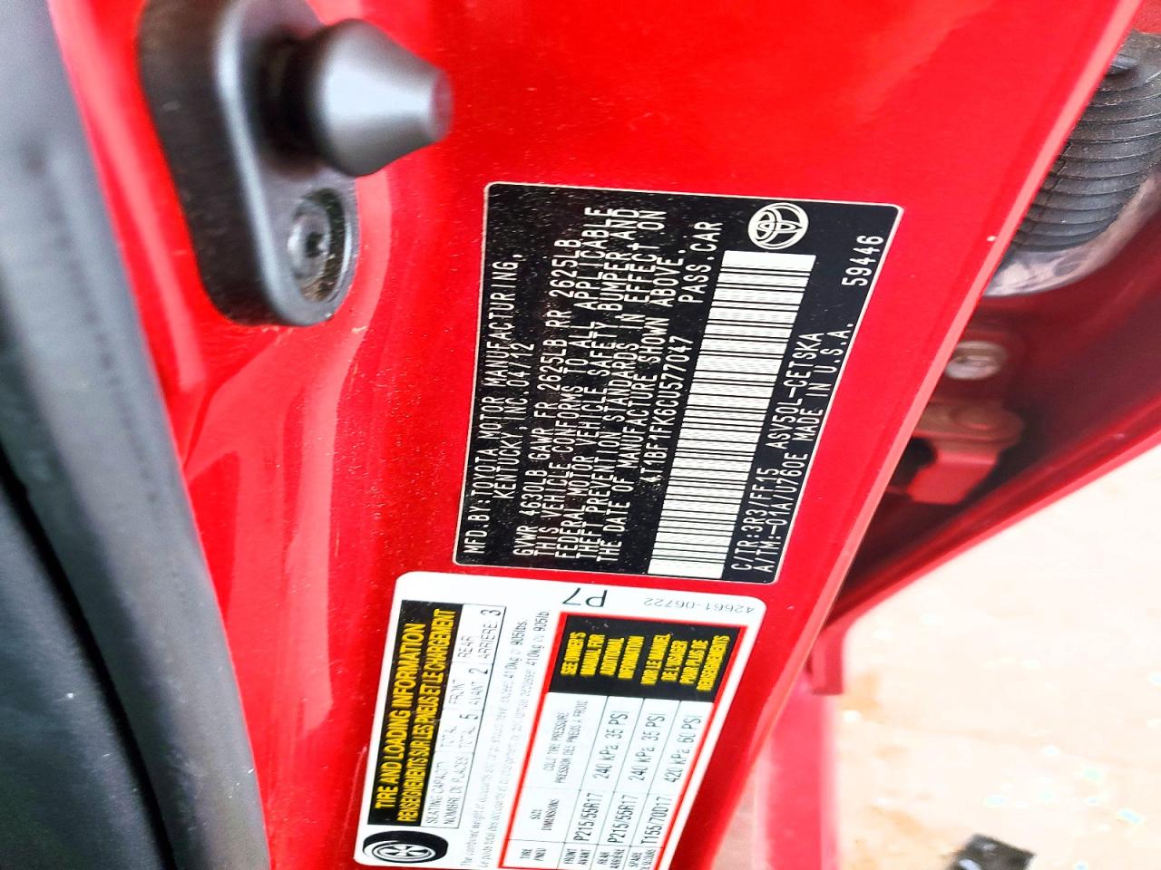 2012 Toyota Camry Se Red vin: 4T1BF1FK6CU577047