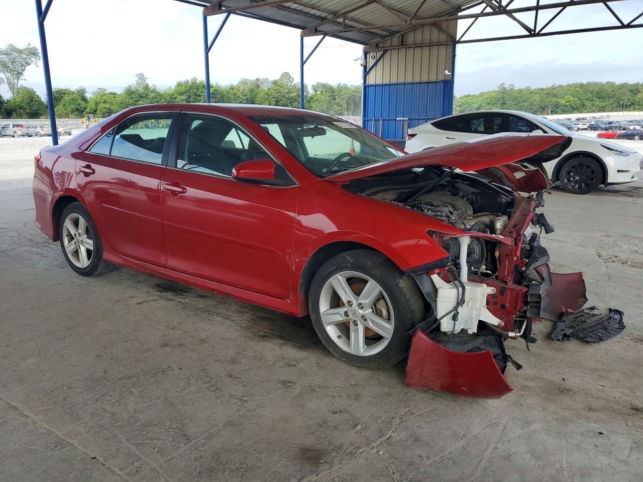 2012 Toyota Camry Se Red vin: 4T1BF1FK6CU577047