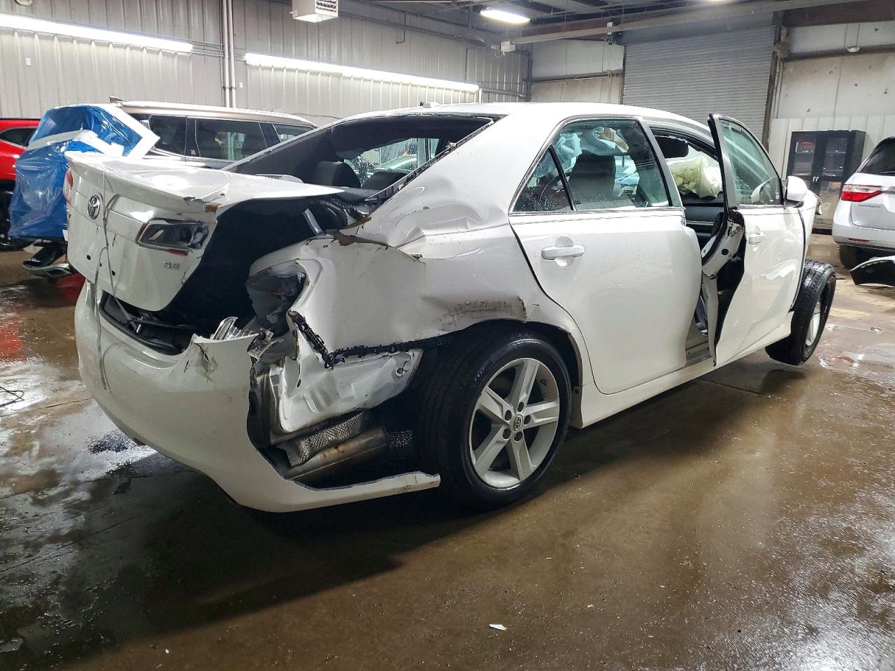2012 Toyota Camry Se White vin: 4T1BF1FK6CU577467