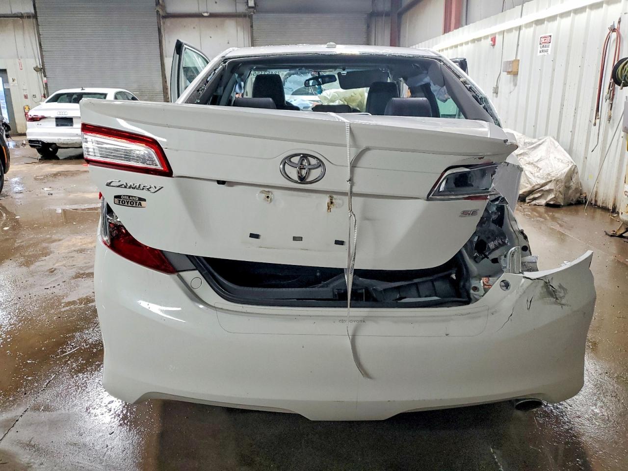 2012 Toyota Camry Se White vin: 4T1BF1FK6CU577467