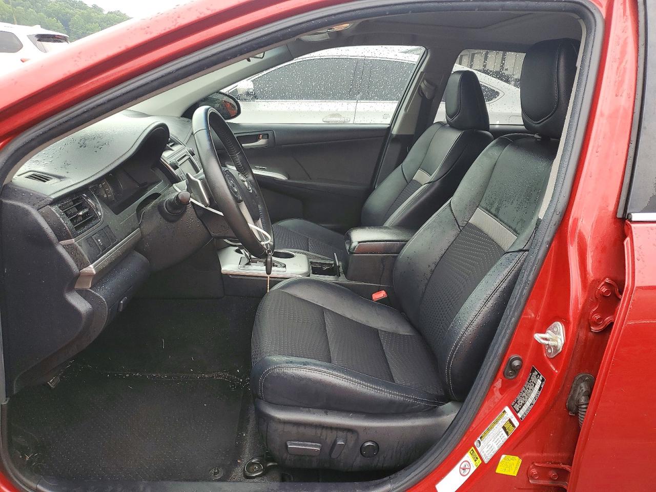 2012 Toyota Camry Se Red vin: 4T1BF1FK6CU581504