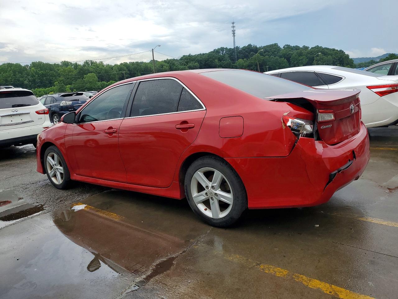 2012 Toyota Camry Se Red vin: 4T1BF1FK6CU581504