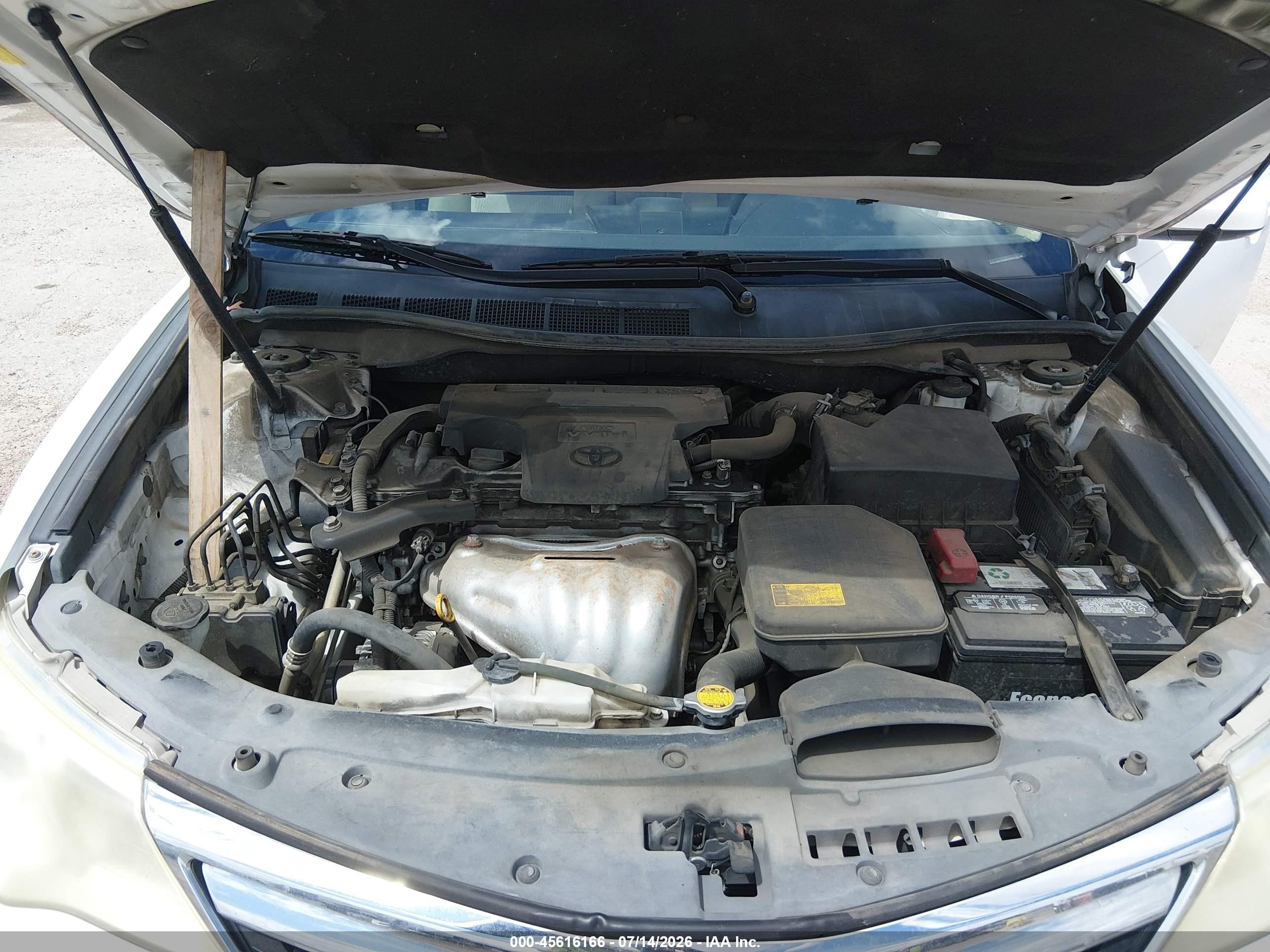2012 Toyota Camry Xle White vin: 4T1BF1FK6CU584791