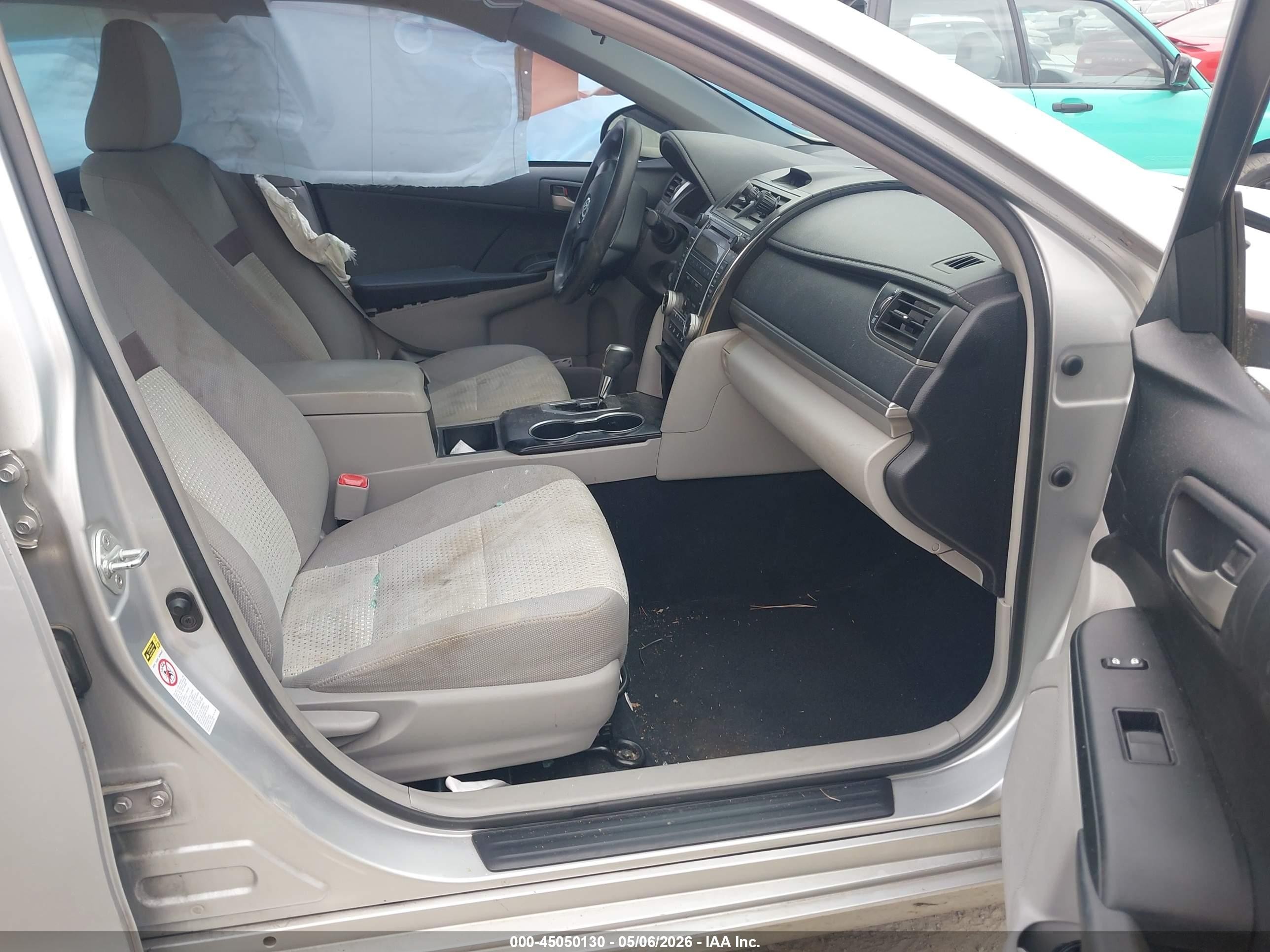 2012 Toyota Camry L Silver vin: 4T1BF1FK6CU594916