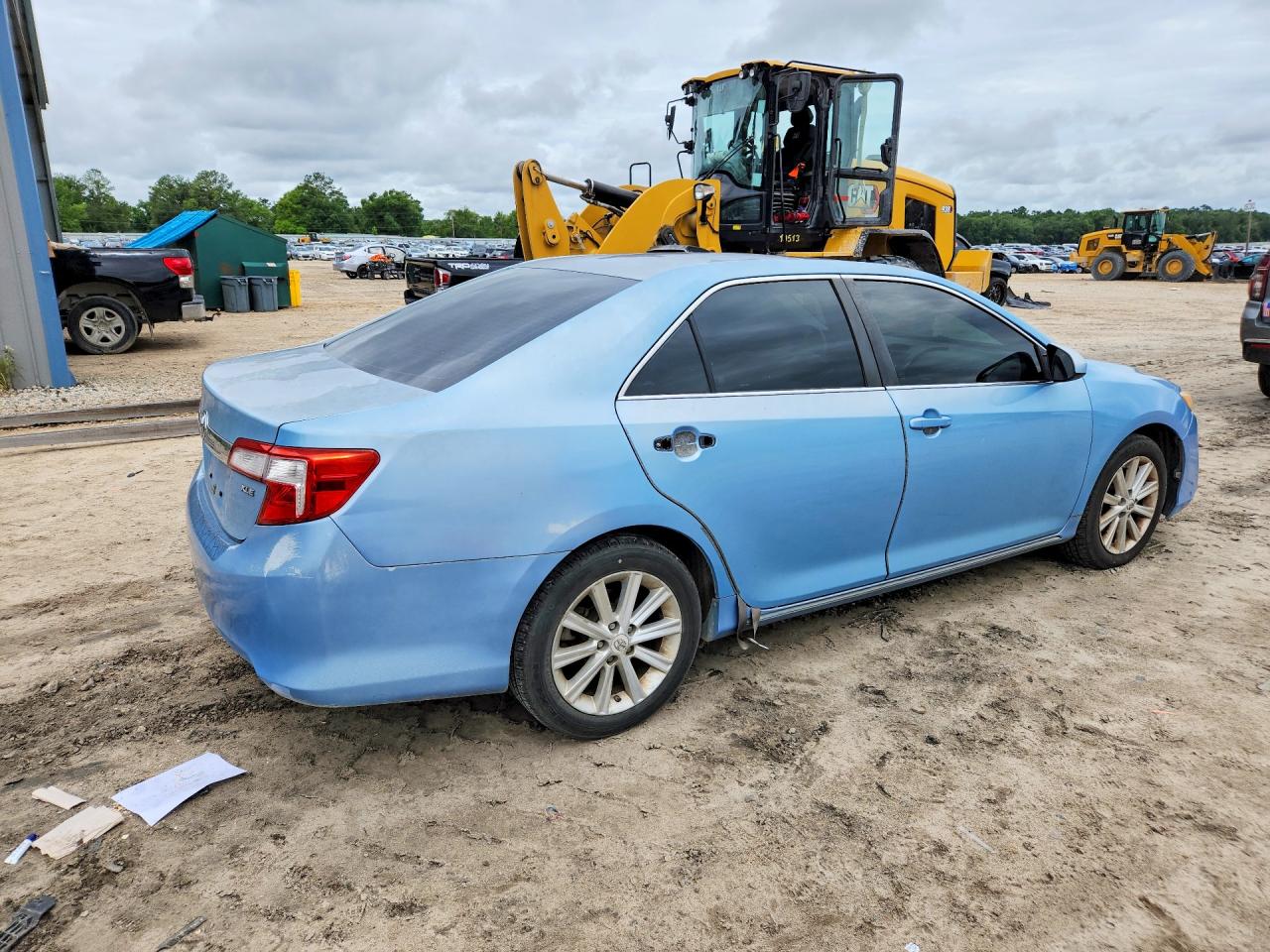 2012 Toyota Camry Xle Blue vin: 4T1BF1FK6CU596293