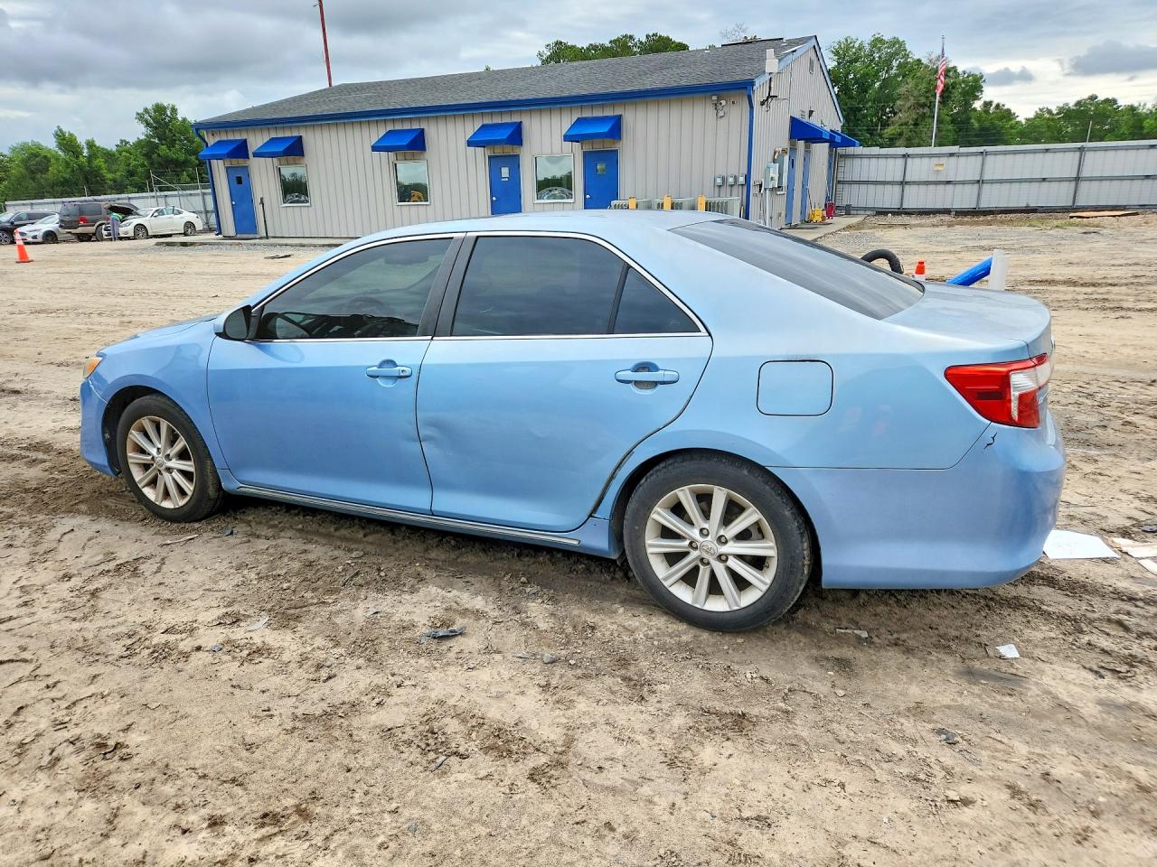 2012 Toyota Camry Xle Blue vin: 4T1BF1FK6CU596293