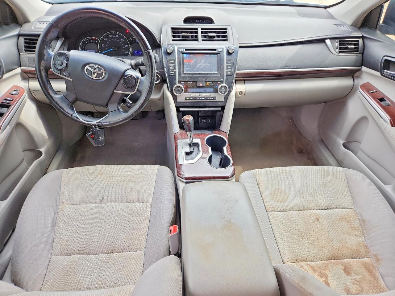 2012 Toyota Camry Xle Blue vin: 4T1BF1FK6CU596293