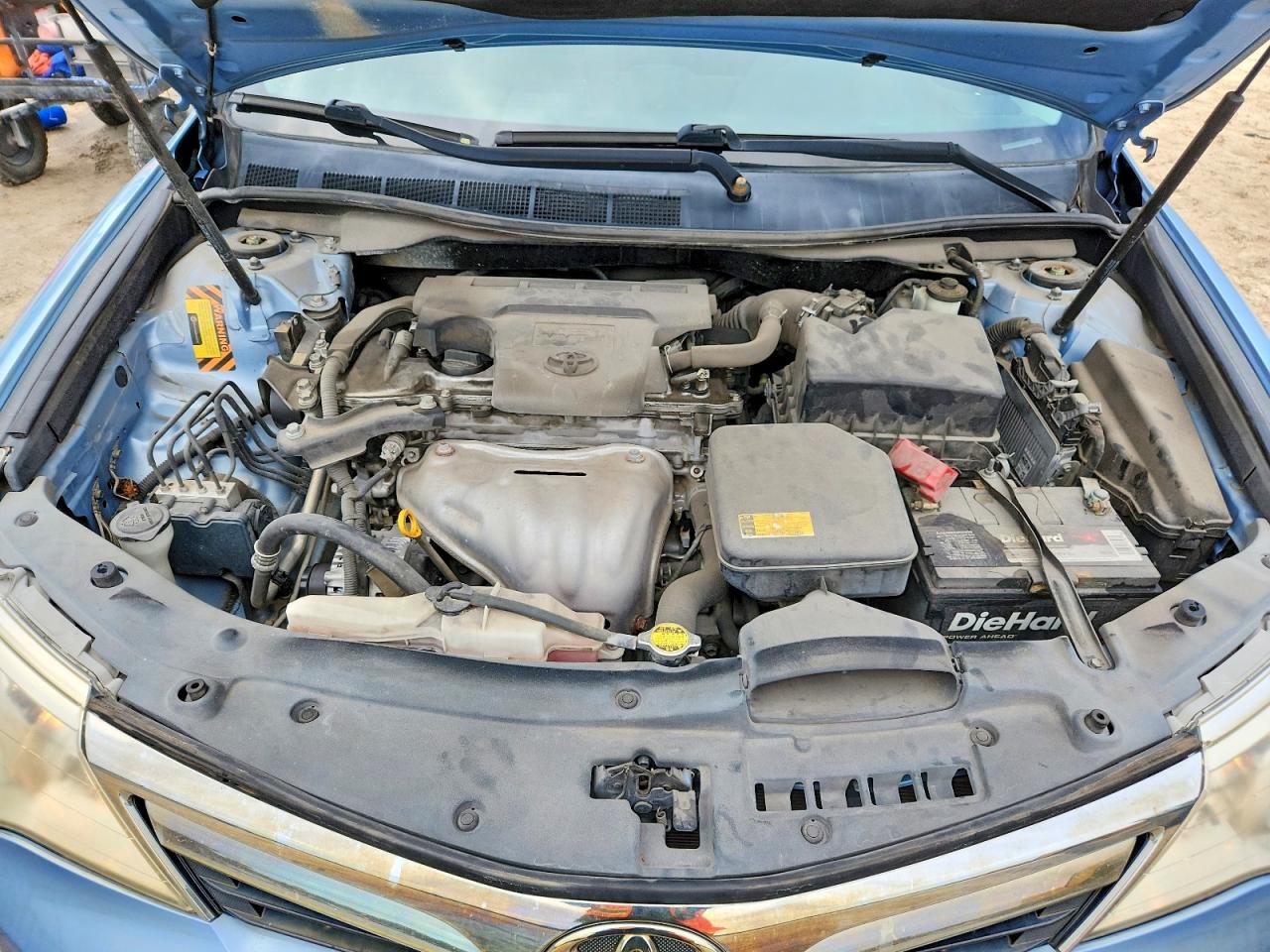 2012 Toyota Camry Xle Blue vin: 4T1BF1FK6CU596293