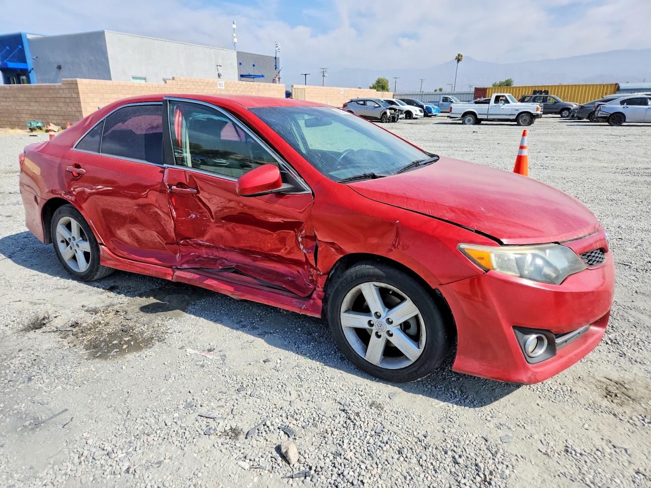 2012 Toyota Camry L Red vin: 4T1BF1FK6CU596388