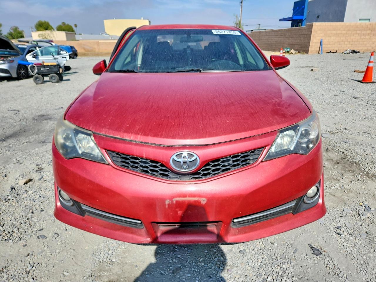 2012 Toyota Camry L Red vin: 4T1BF1FK6CU596388