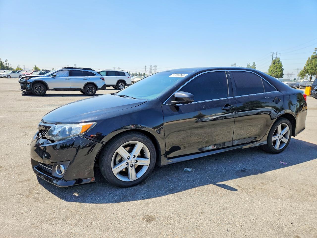 2012 Toyota Camry Se Black vin: 4T1BF1FK6CU597234