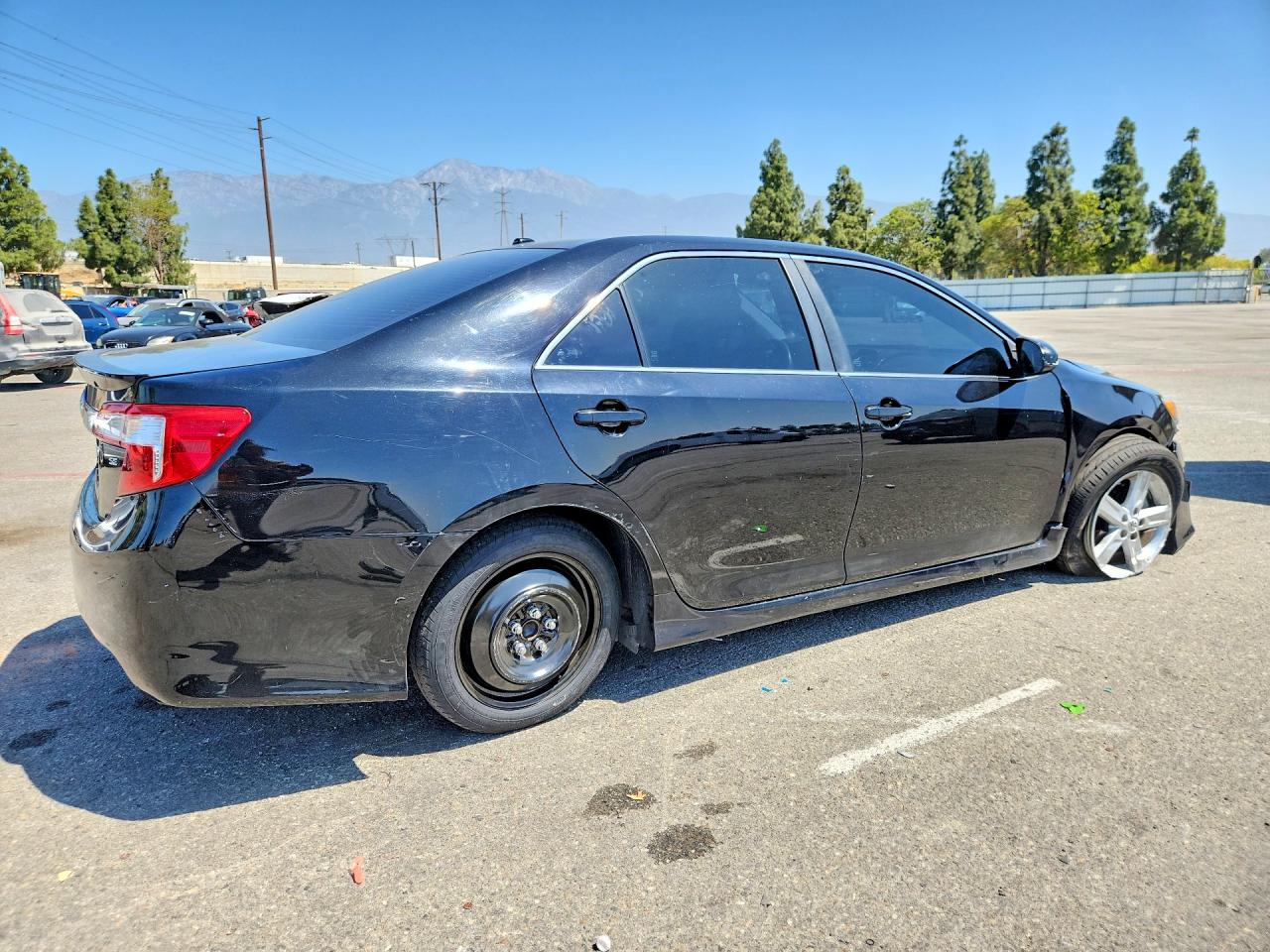 2012 Toyota Camry Se Black vin: 4T1BF1FK6CU597234