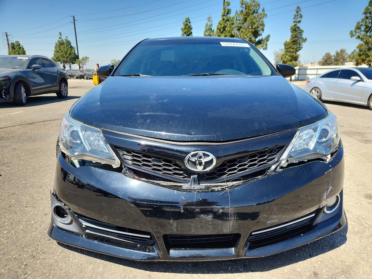 2012 Toyota Camry Se Black vin: 4T1BF1FK6CU597234