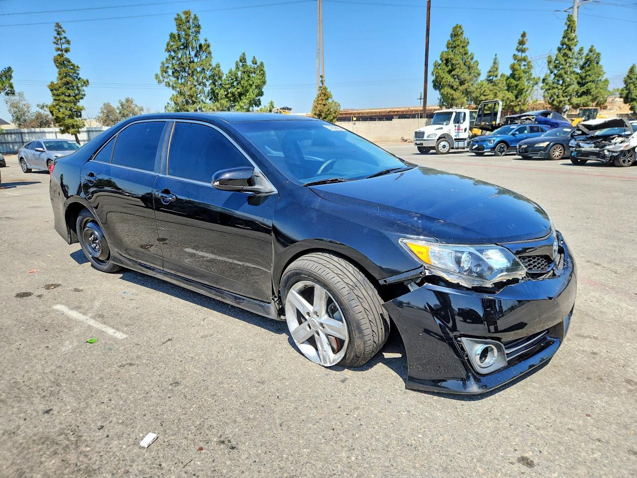 2012 Toyota Camry Se Black vin: 4T1BF1FK6CU597234