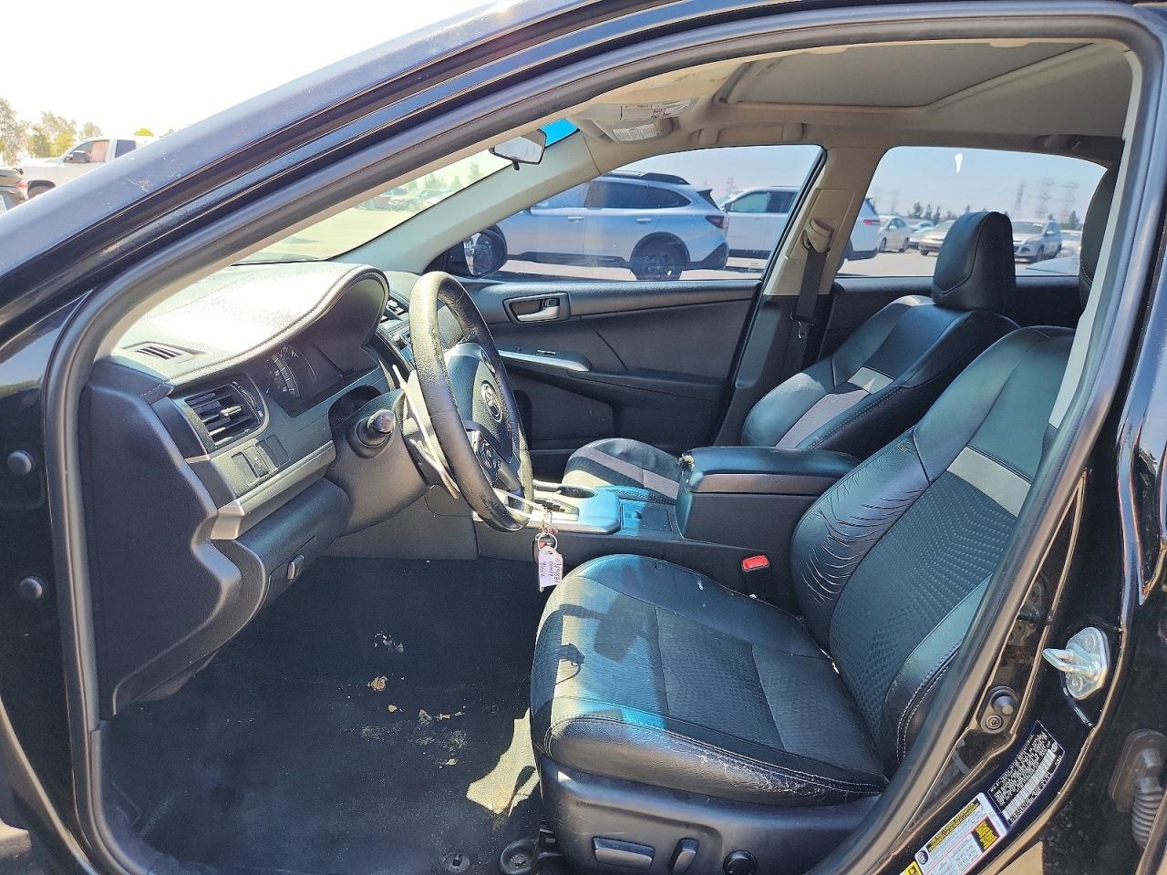 2012 Toyota Camry Se Black vin: 4T1BF1FK6CU597234