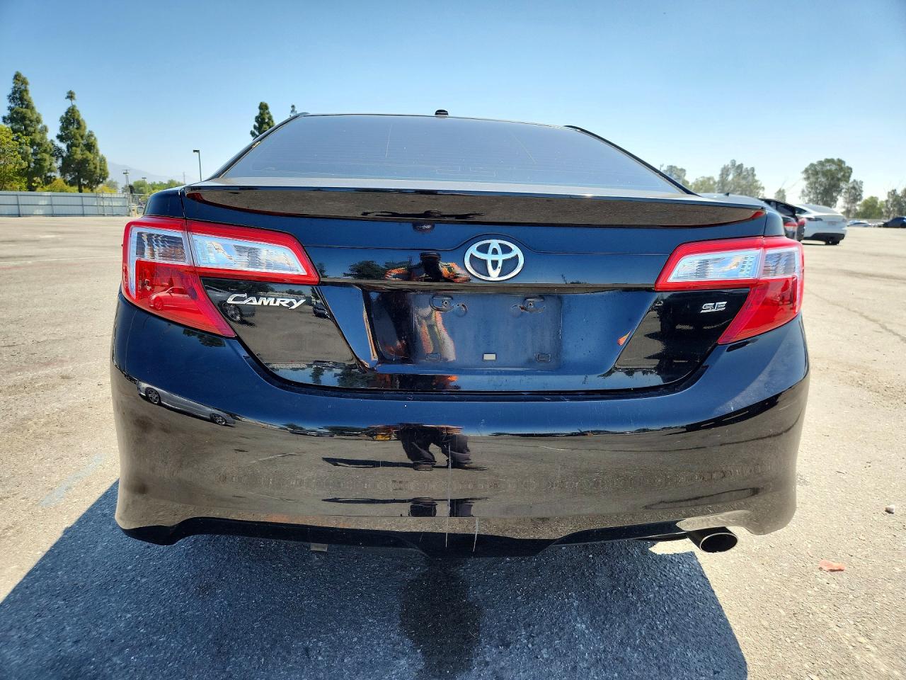 2012 Toyota Camry Se Black vin: 4T1BF1FK6CU597234