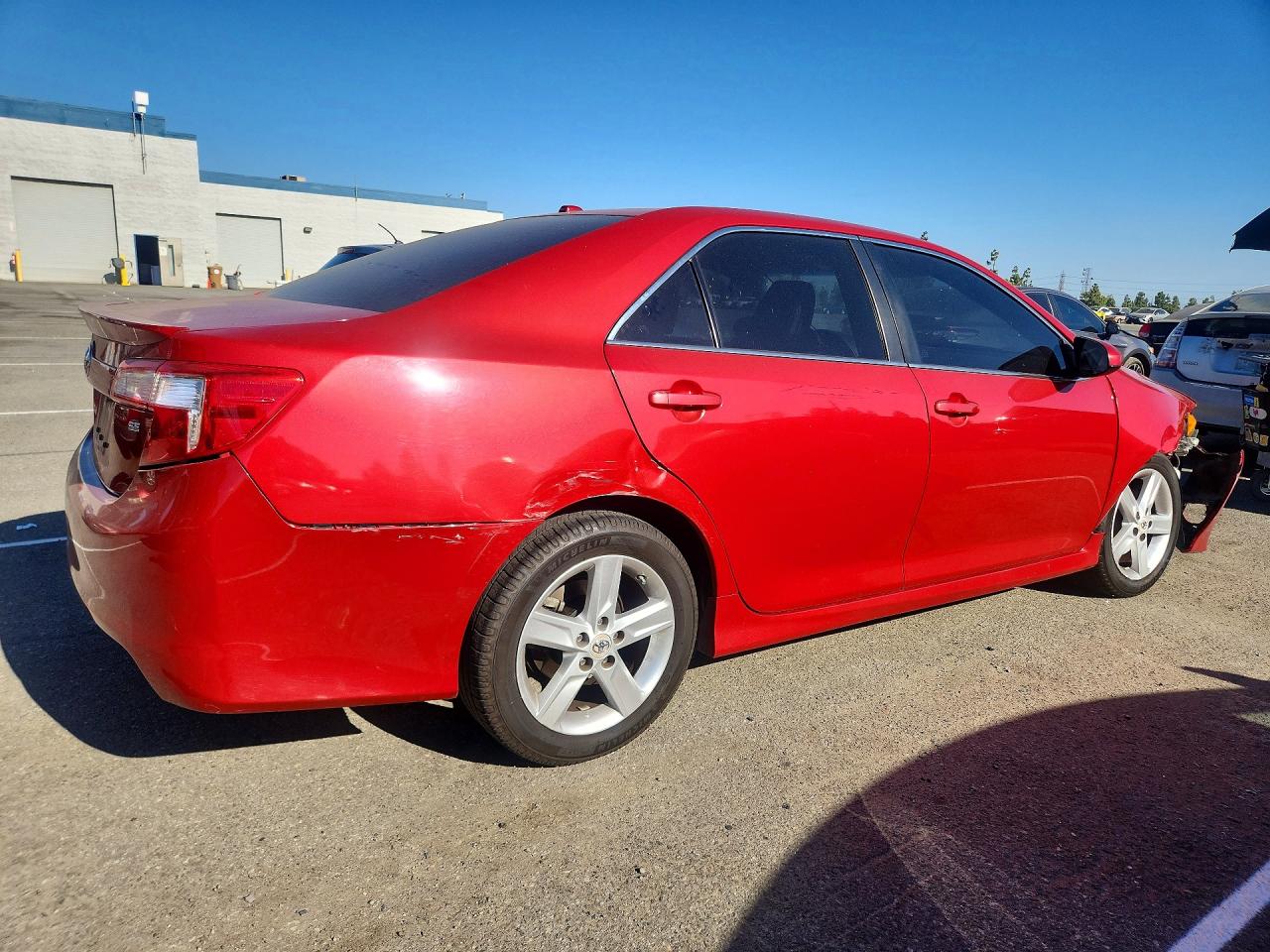 2012 Toyota Camry Se Red vin: 4T1BF1FK6CU598092