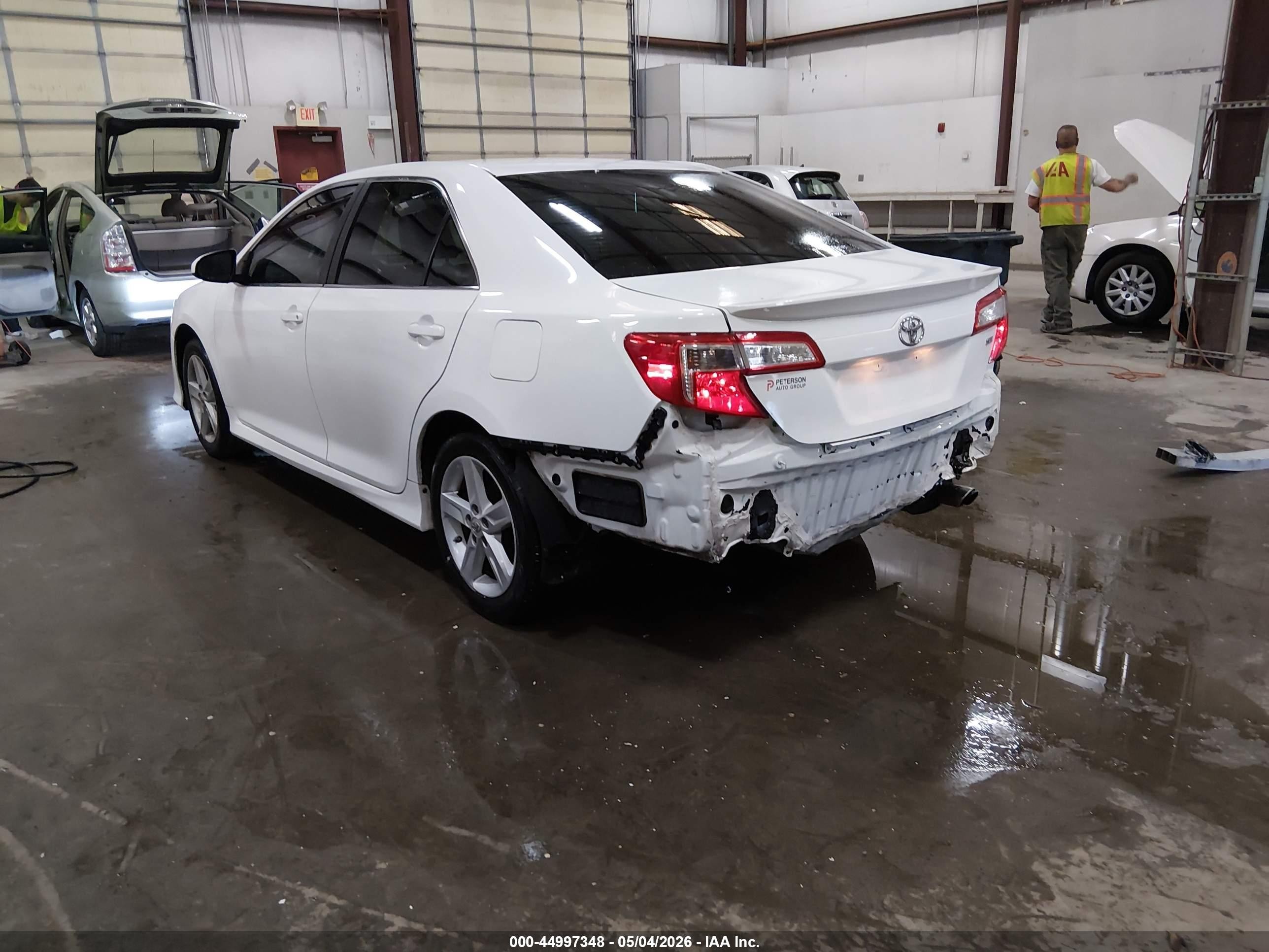 2012 Toyota Camry Se White vin: 4T1BF1FK6CU599324