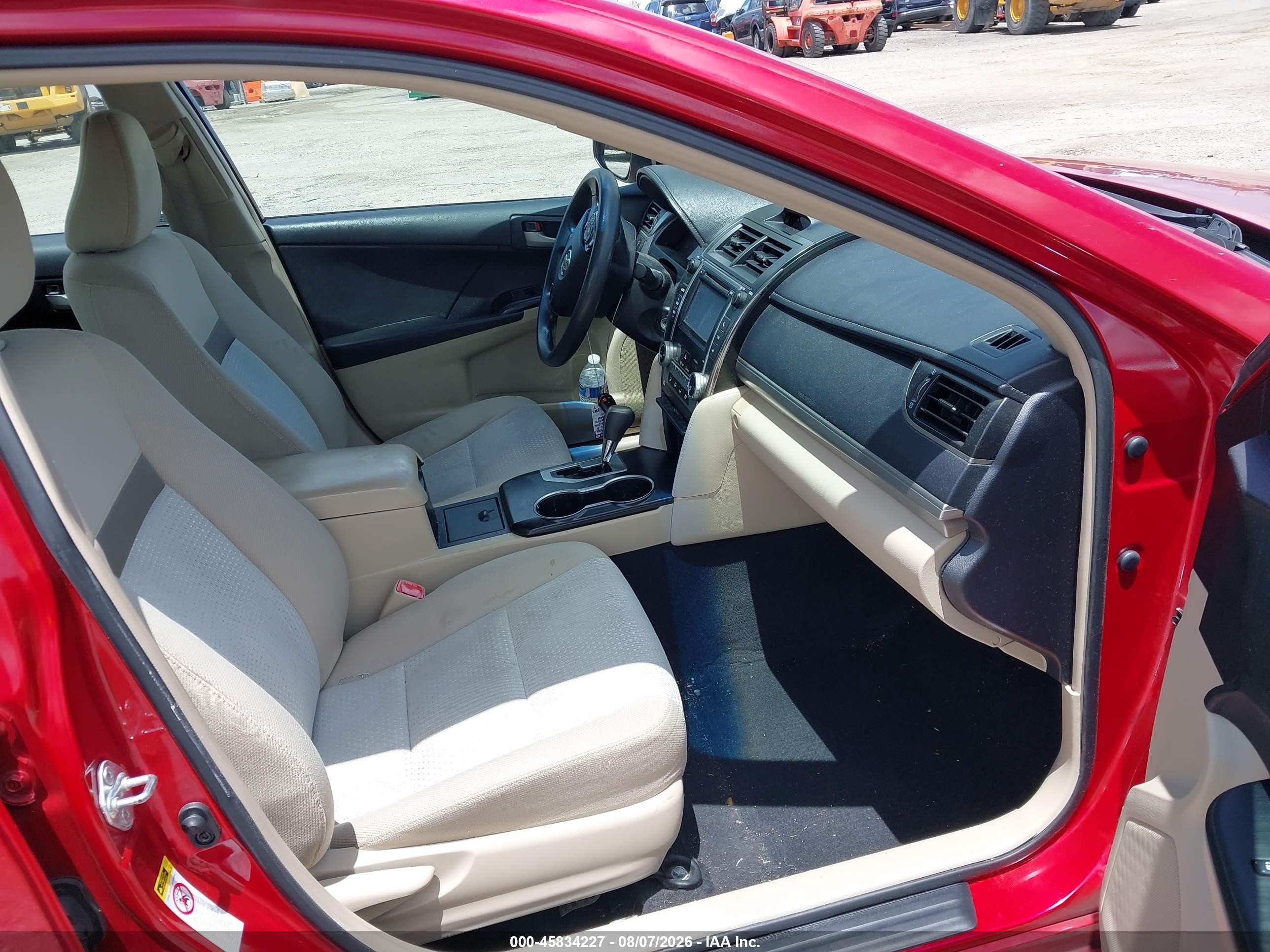 2012 Toyota Camry Le Red vin: 4T1BF1FK6CU599761