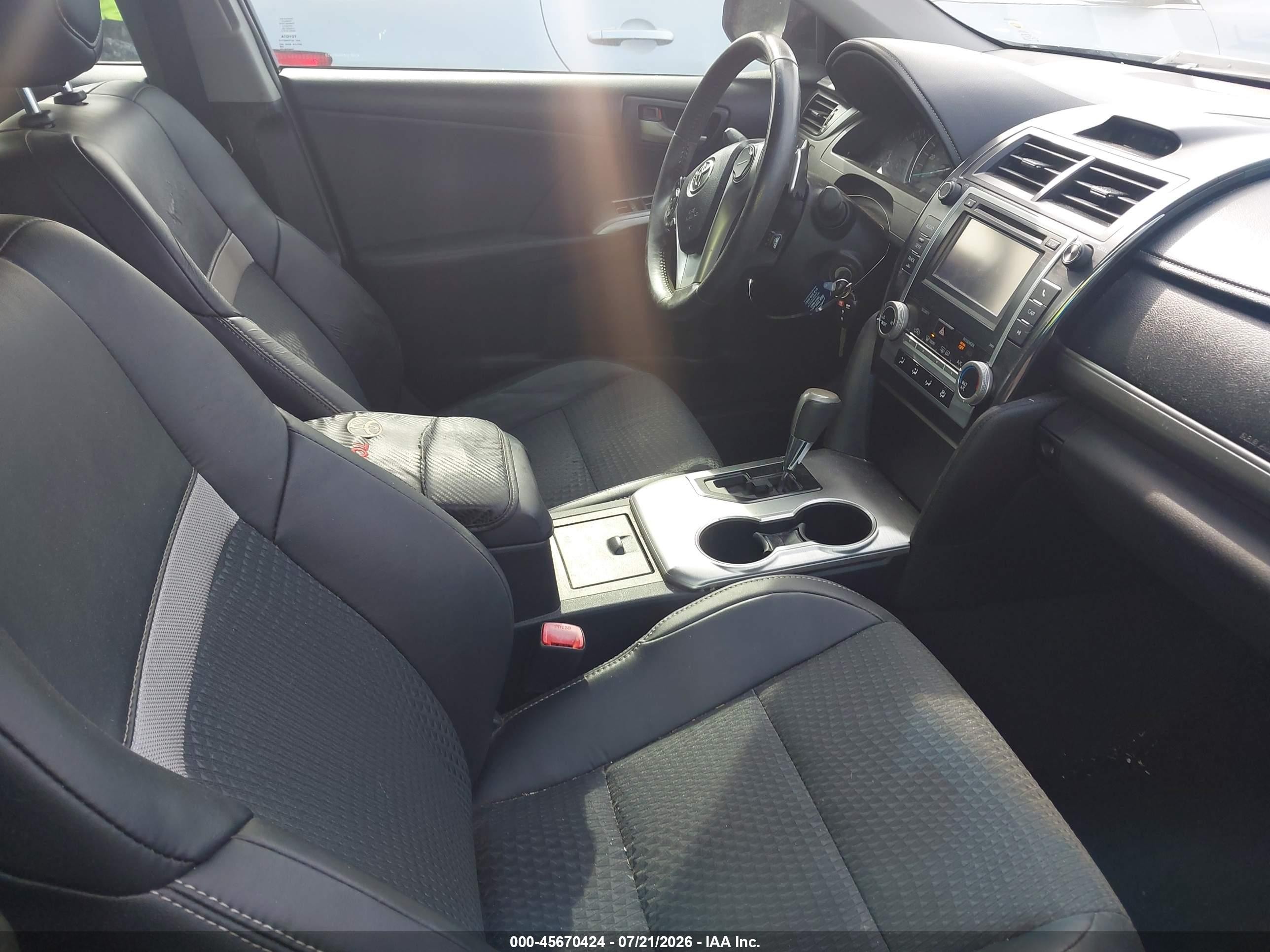 2012 Toyota Camry Se Gray vin: 4T1BF1FK6CU603310