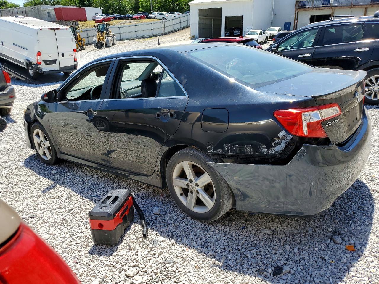 2012 Toyota Camry Se Black vin: 4T1BF1FK6CU605610