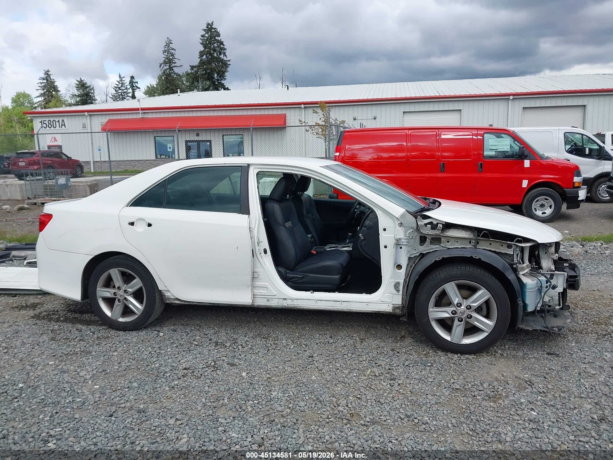 2012 Toyota Camry Se White vin: 4T1BF1FK6CU608989