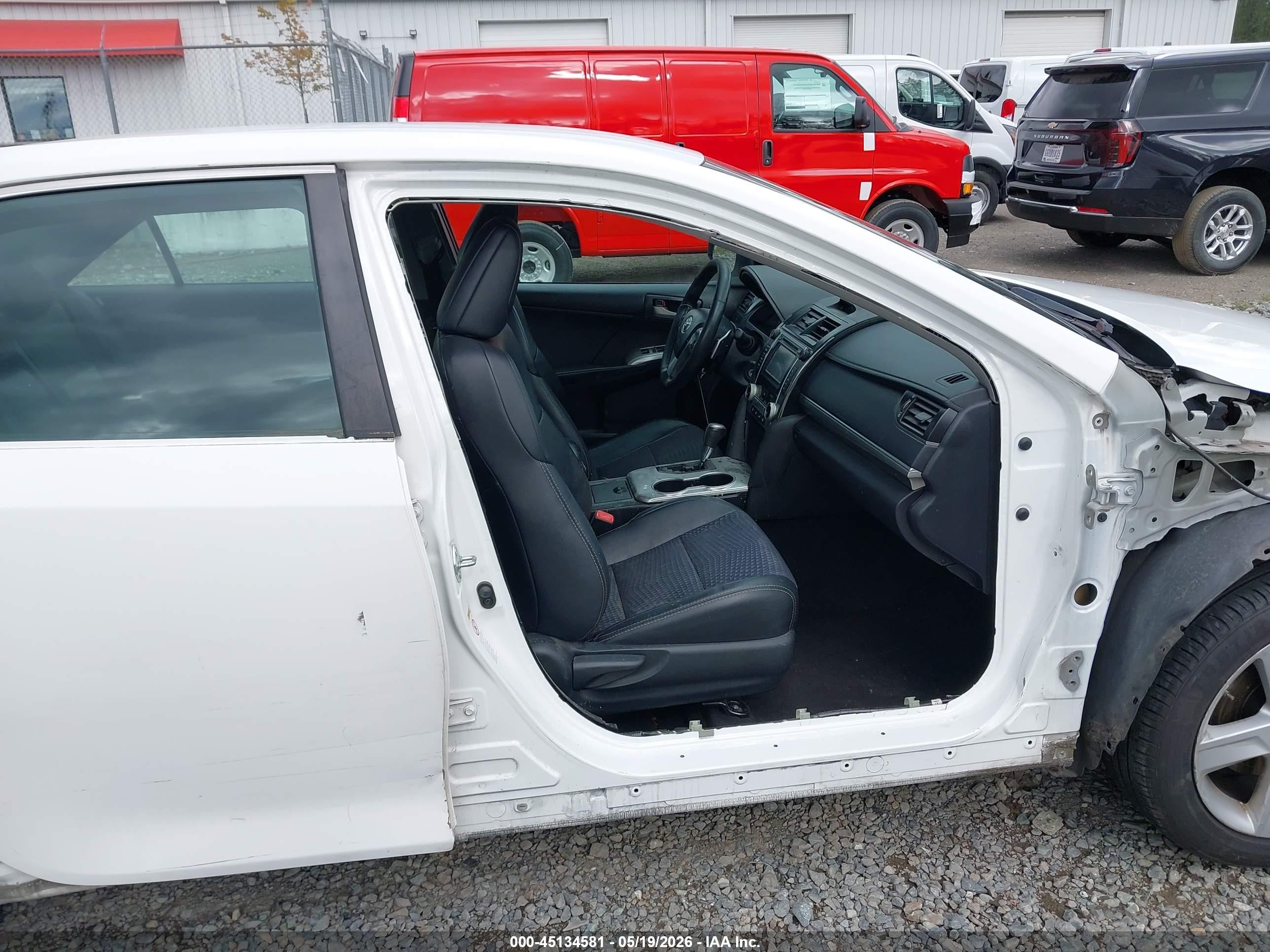 2012 Toyota Camry Se White vin: 4T1BF1FK6CU608989