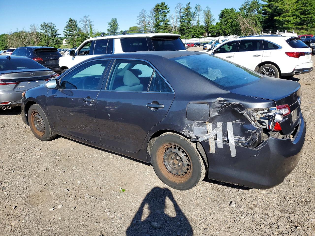 2012 Toyota Camry L Gray vin: 4T1BF1FK6CU610631