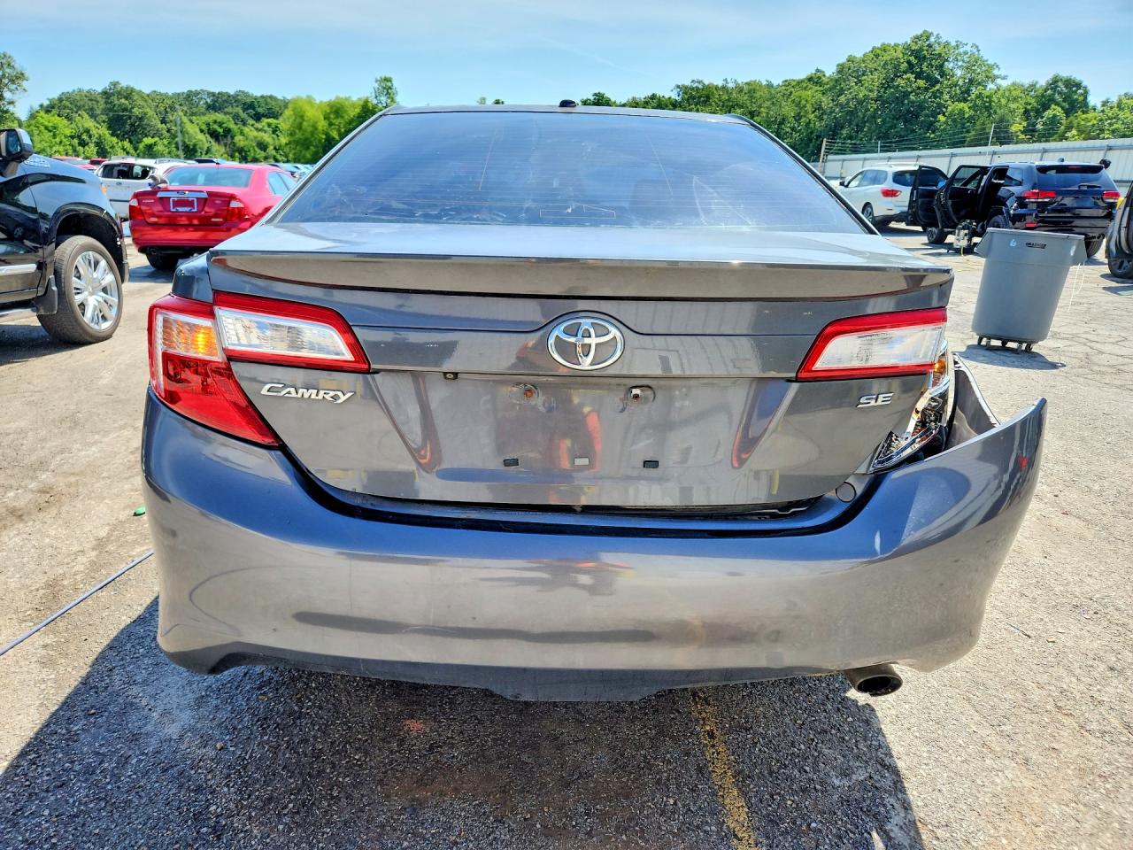 2012 Toyota Camry Se Gray vin: 4T1BF1FK6CU611875