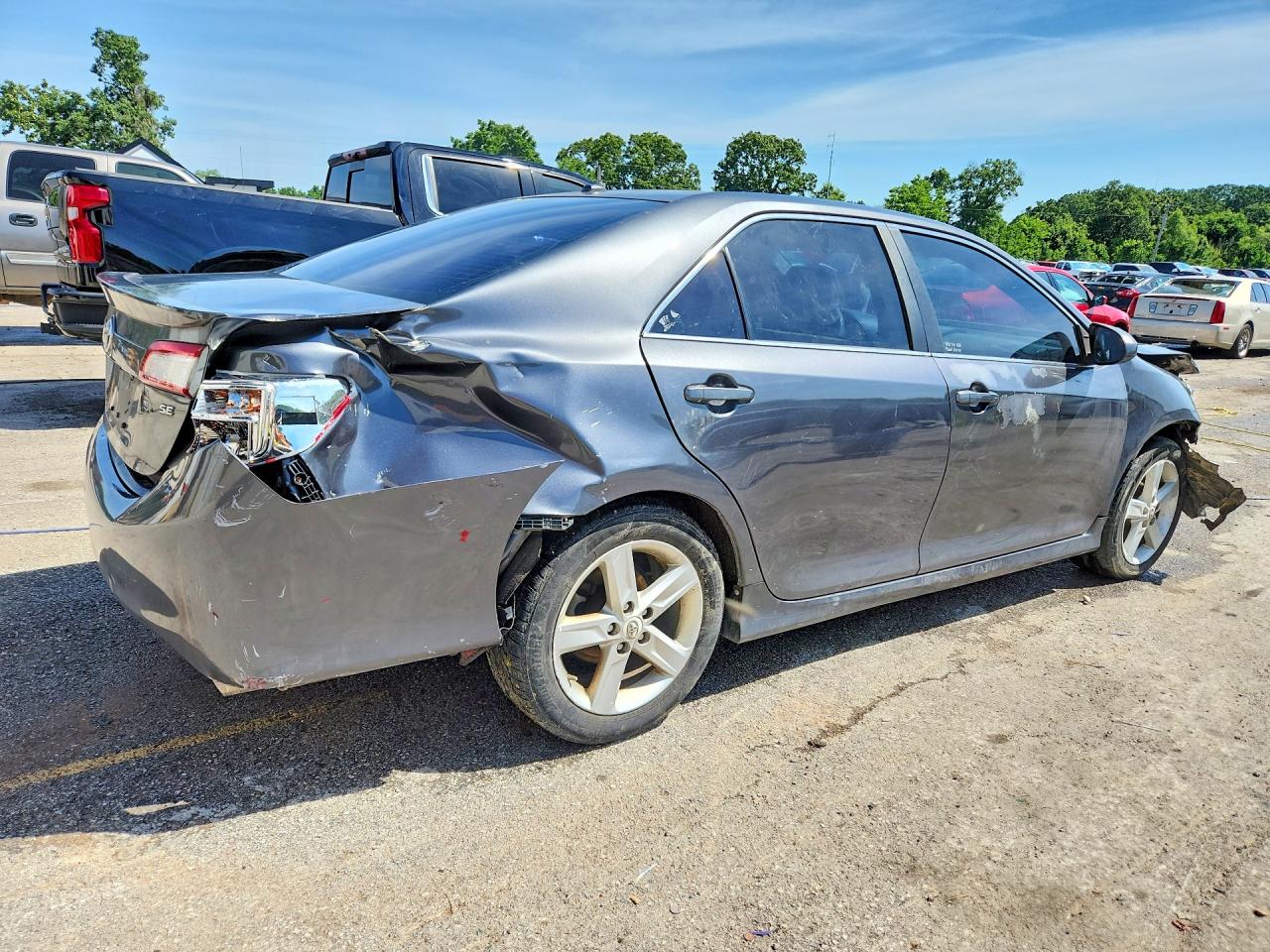 2012 Toyota Camry Se Gray vin: 4T1BF1FK6CU611875