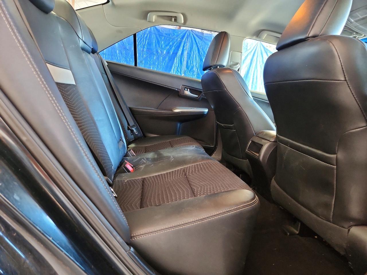 2012 Toyota Camry Se Black vin: 4T1BF1FK6CU615294