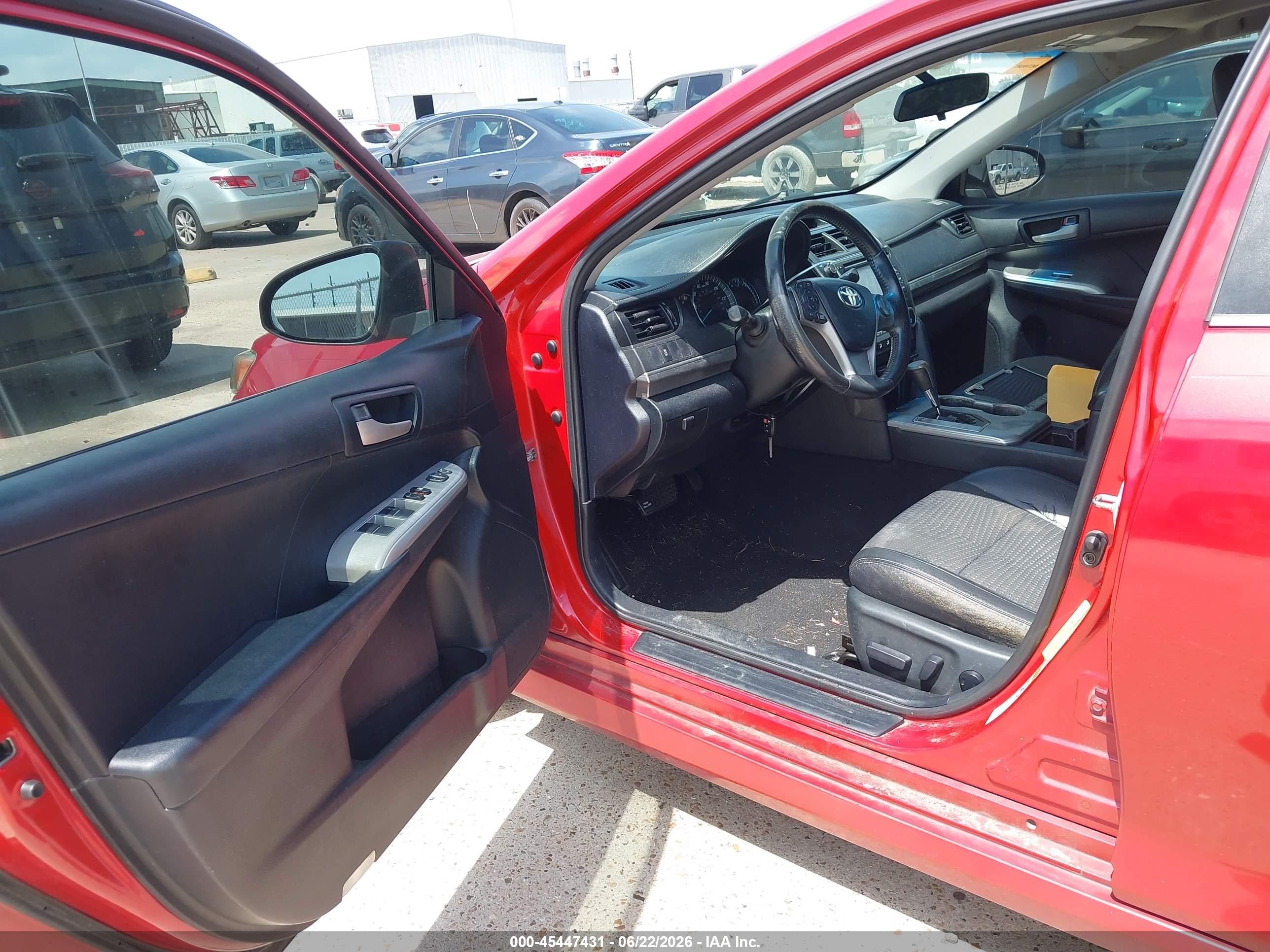 2012 Toyota Camry Se Limited Edition Red vin: 4T1BF1FK6CU622150