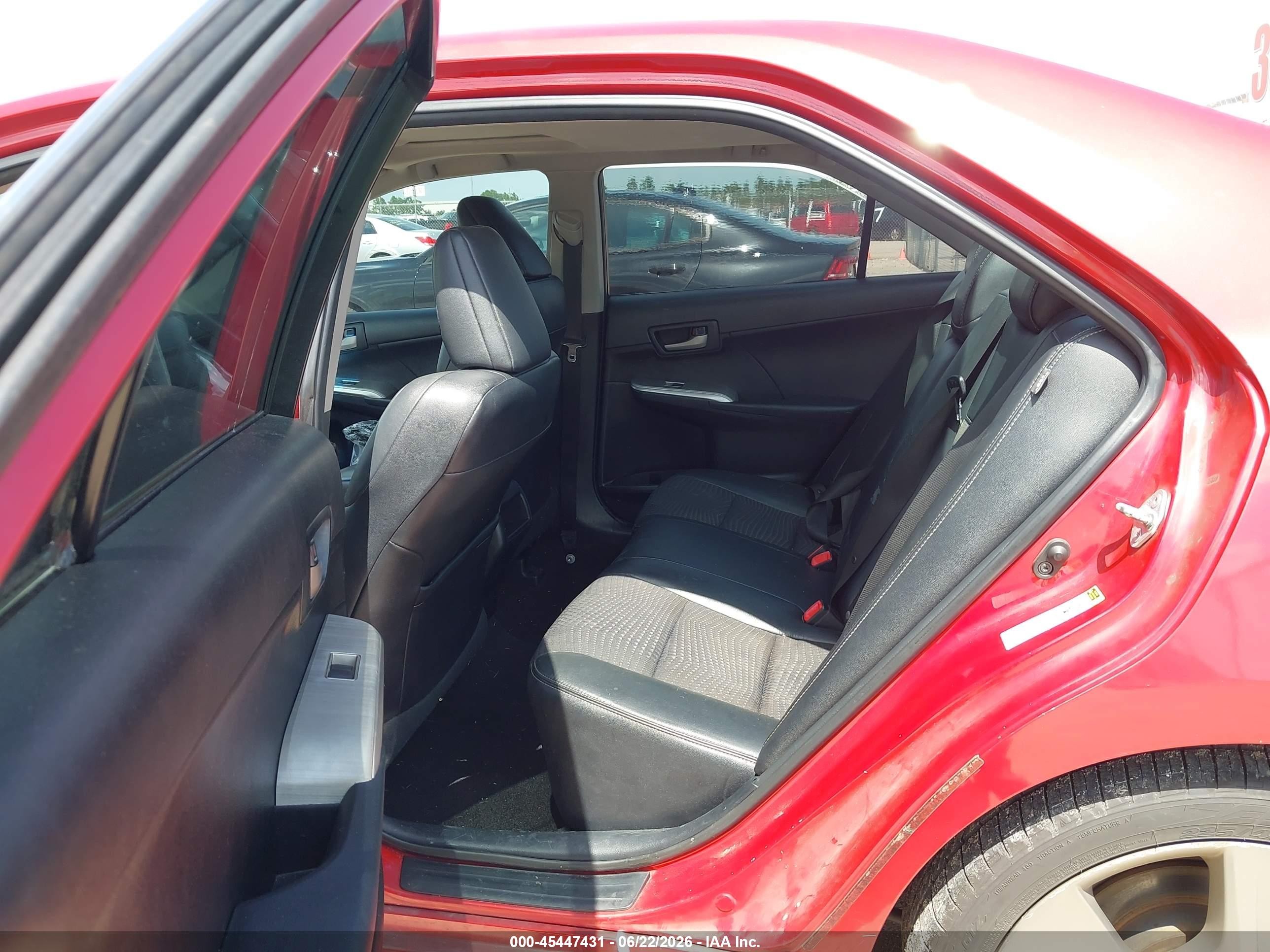 2012 Toyota Camry Se Limited Edition Red vin: 4T1BF1FK6CU622150