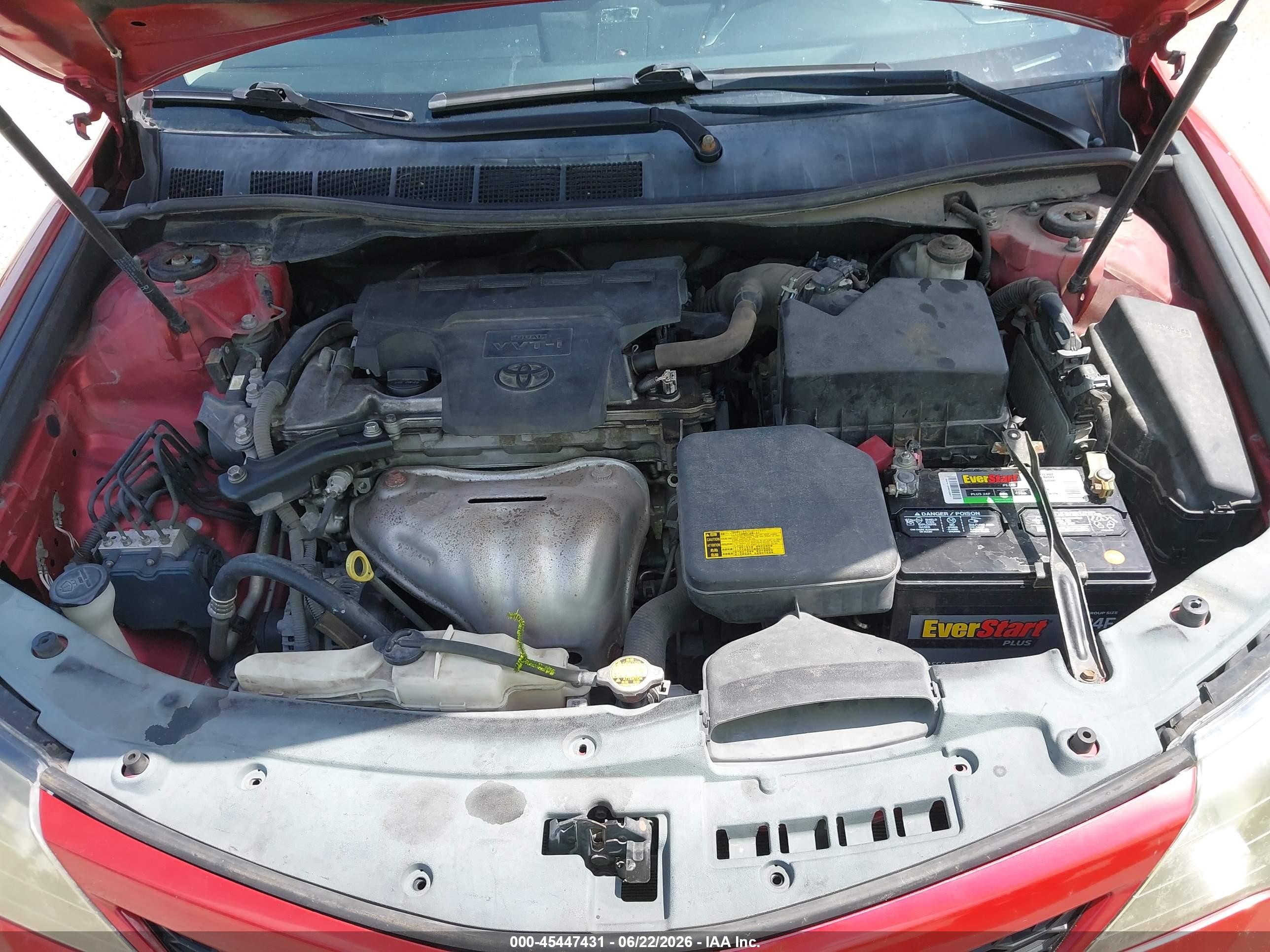 2012 Toyota Camry Se Limited Edition Red vin: 4T1BF1FK6CU622150