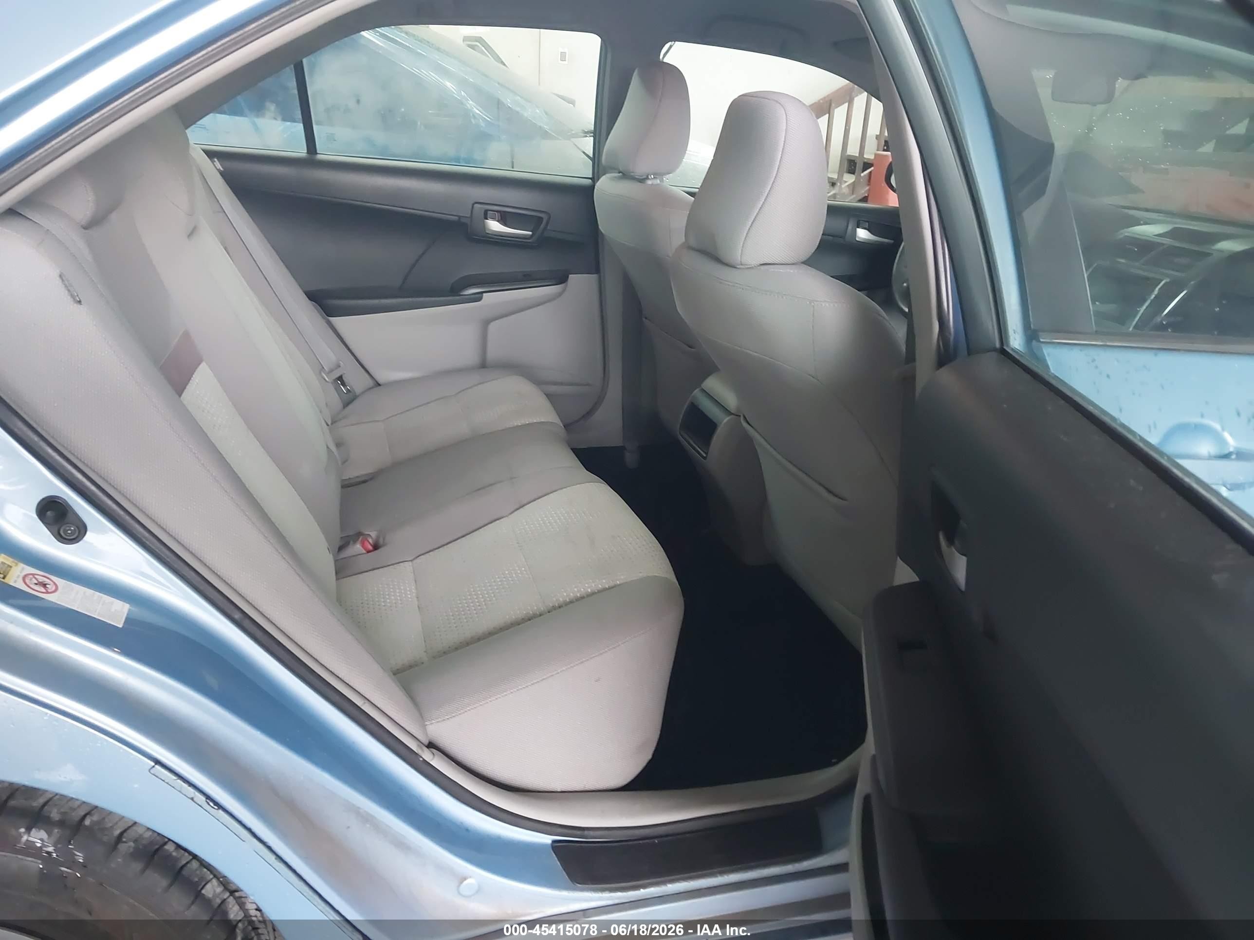 2012 Toyota Camry Le Blue vin: 4T1BF1FK6CU623055