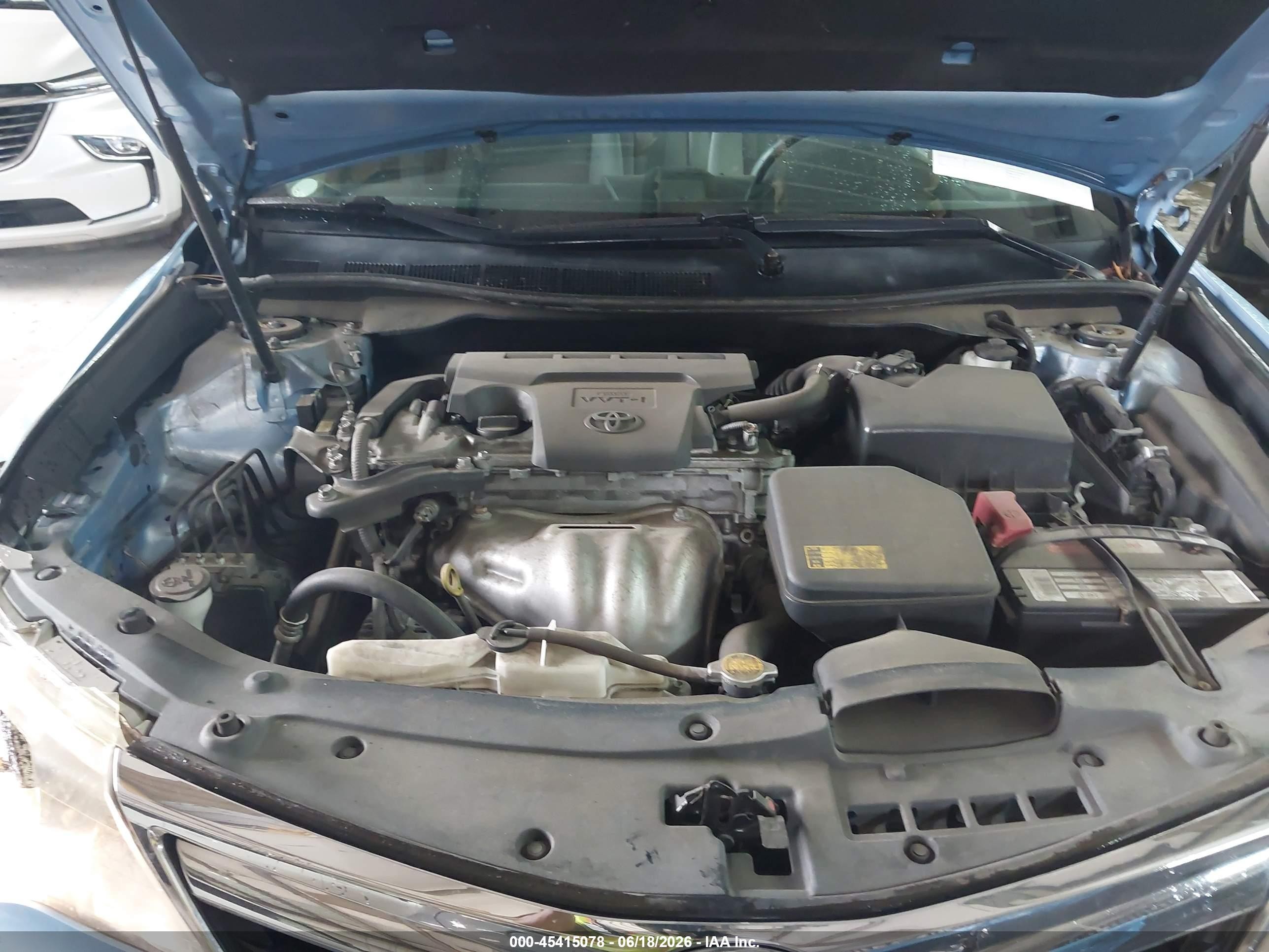 2012 Toyota Camry Le Blue vin: 4T1BF1FK6CU623055