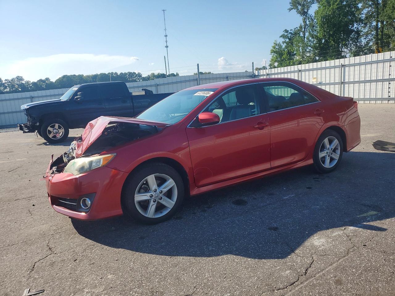 2012 Toyota Camry Se Red vin: 4T1BF1FK6CU625730
